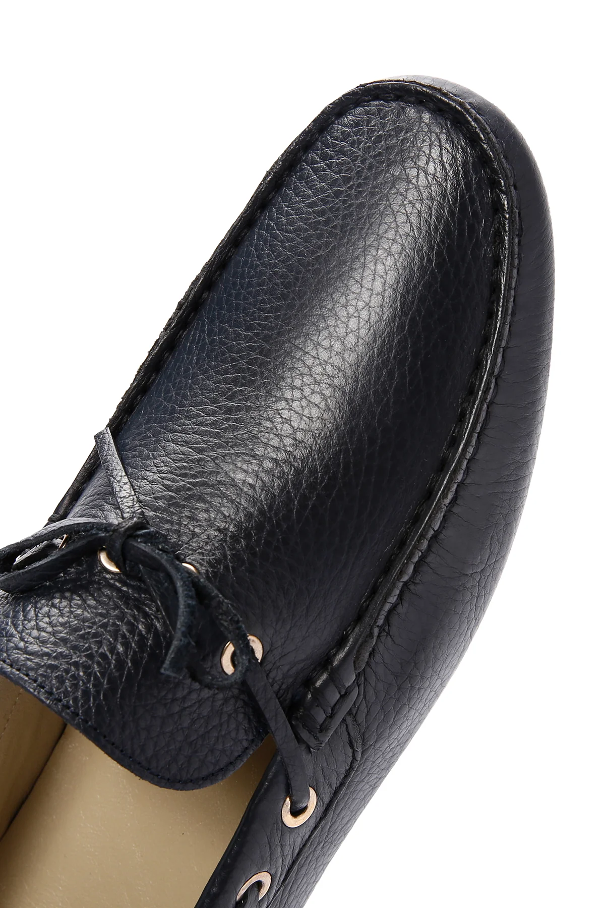 Erkek Lacivert Deri Comfort Loafer - Image 11