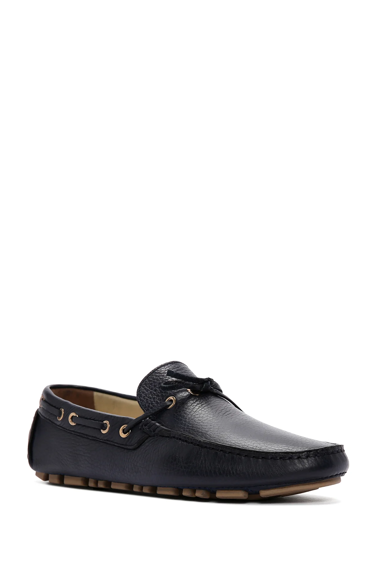 Erkek Lacivert Deri Comfort Loafer - Image 6