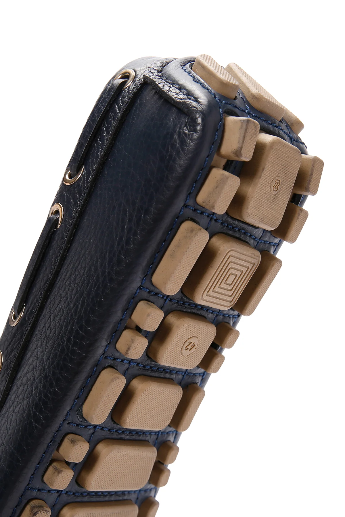 Erkek Lacivert Deri Comfort Loafer - Image 9