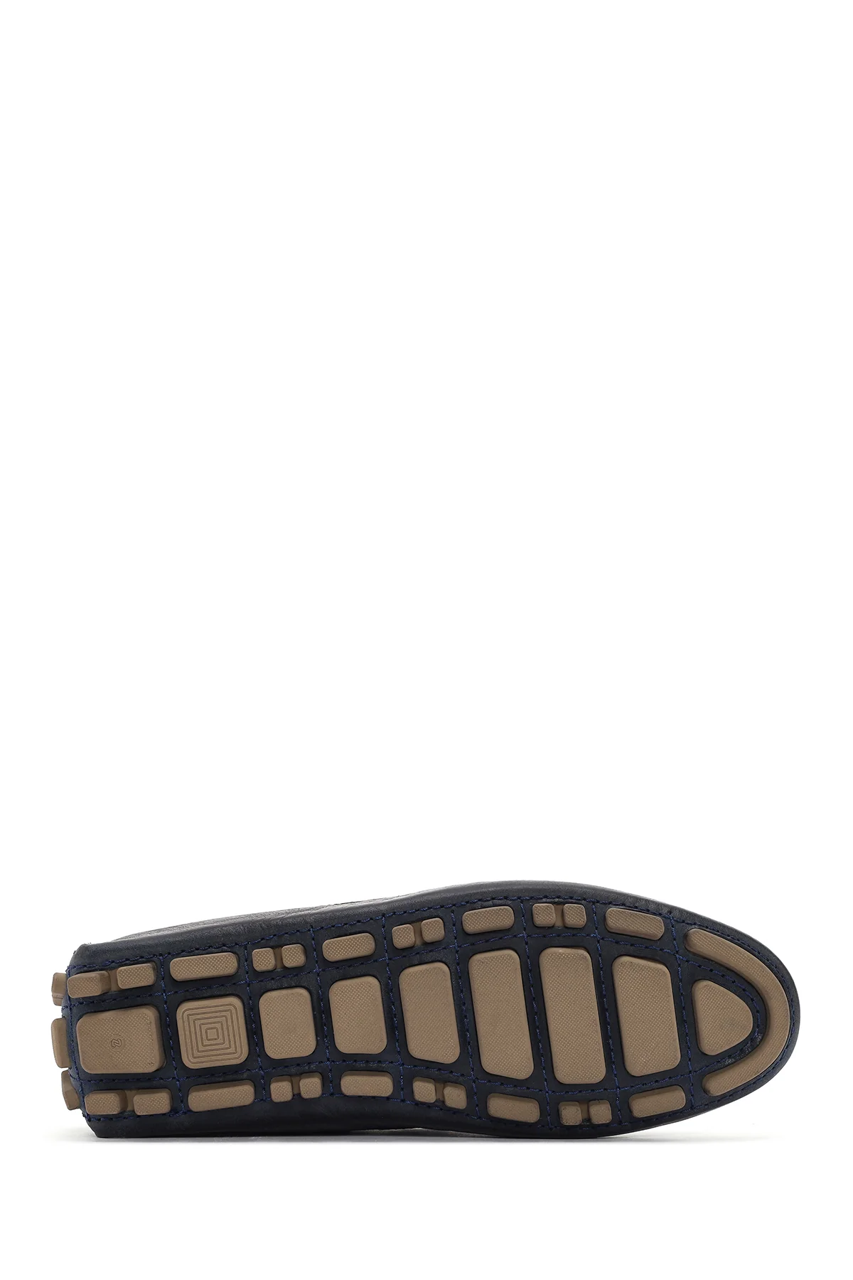 Erkek Lacivert Deri Comfort Loafer - Image 4