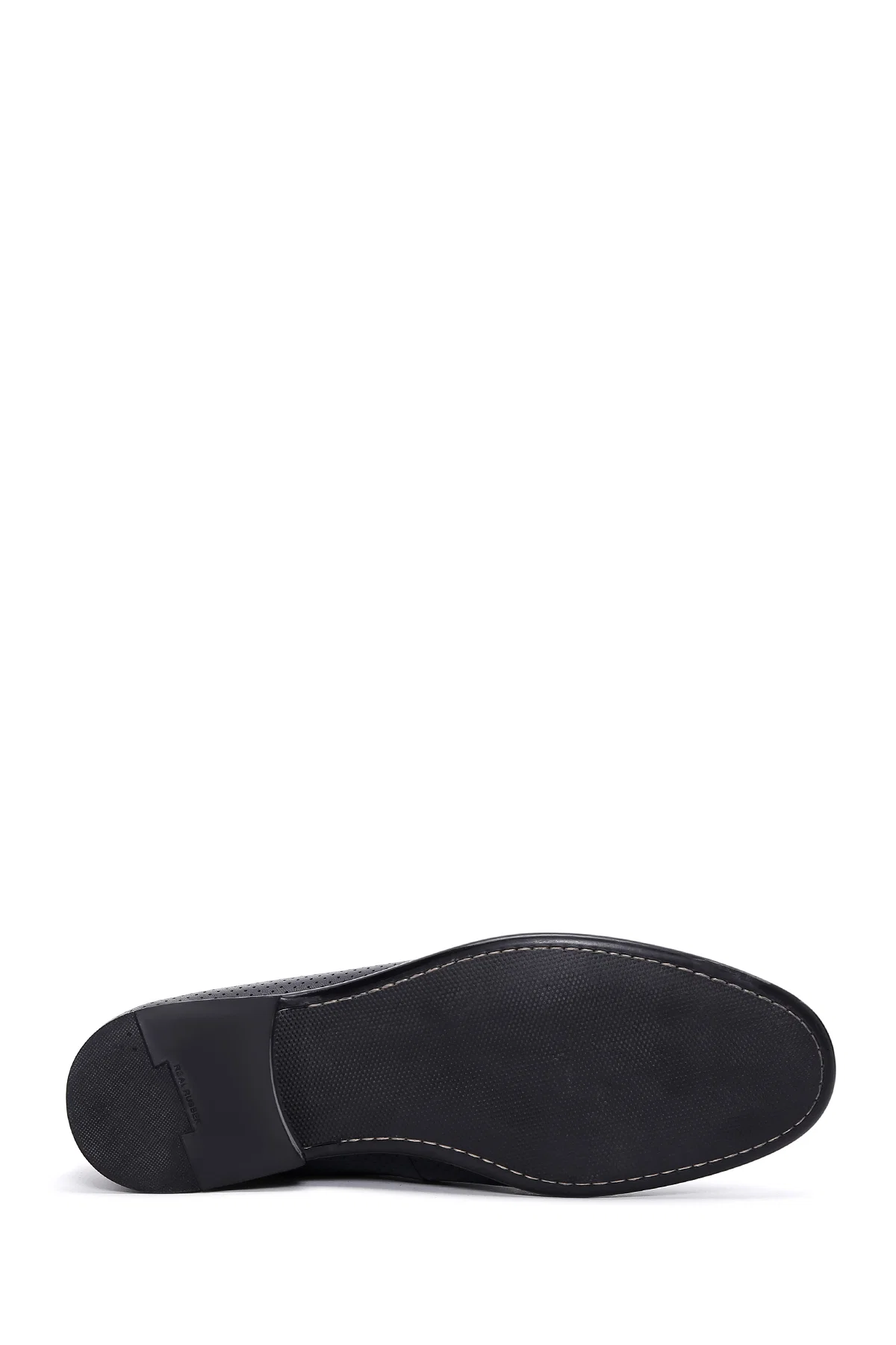 Erkek Lacivert Deri Klasik Loafer - Image 4