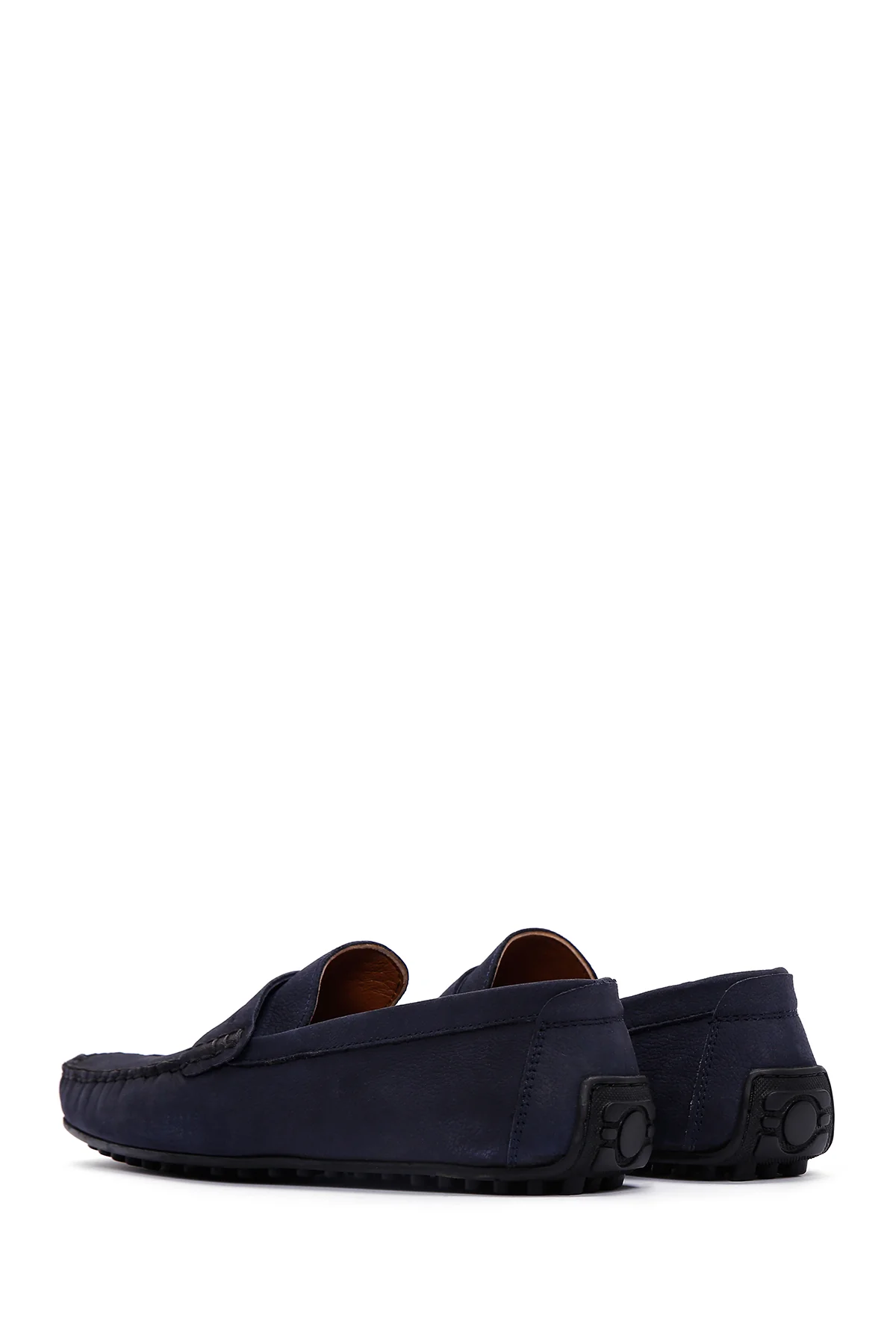 Erkek Lacivert Deri Loafer - Image 5