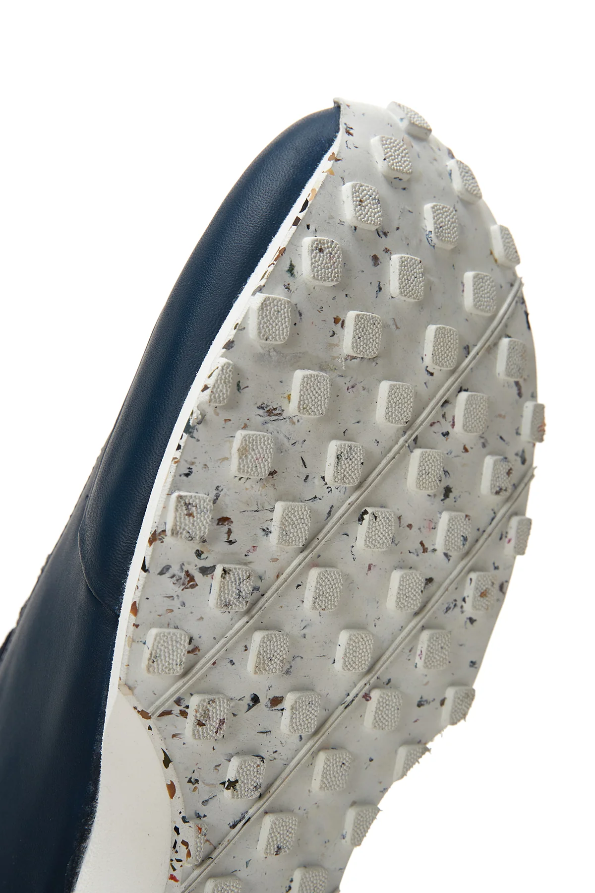 Erkek Lacivert Deri Sneaker - Image 8
