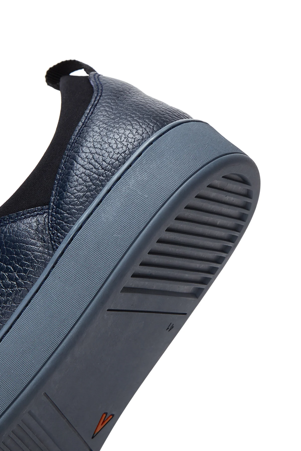 Erkek Lacivert Deri Sneaker - Image 8