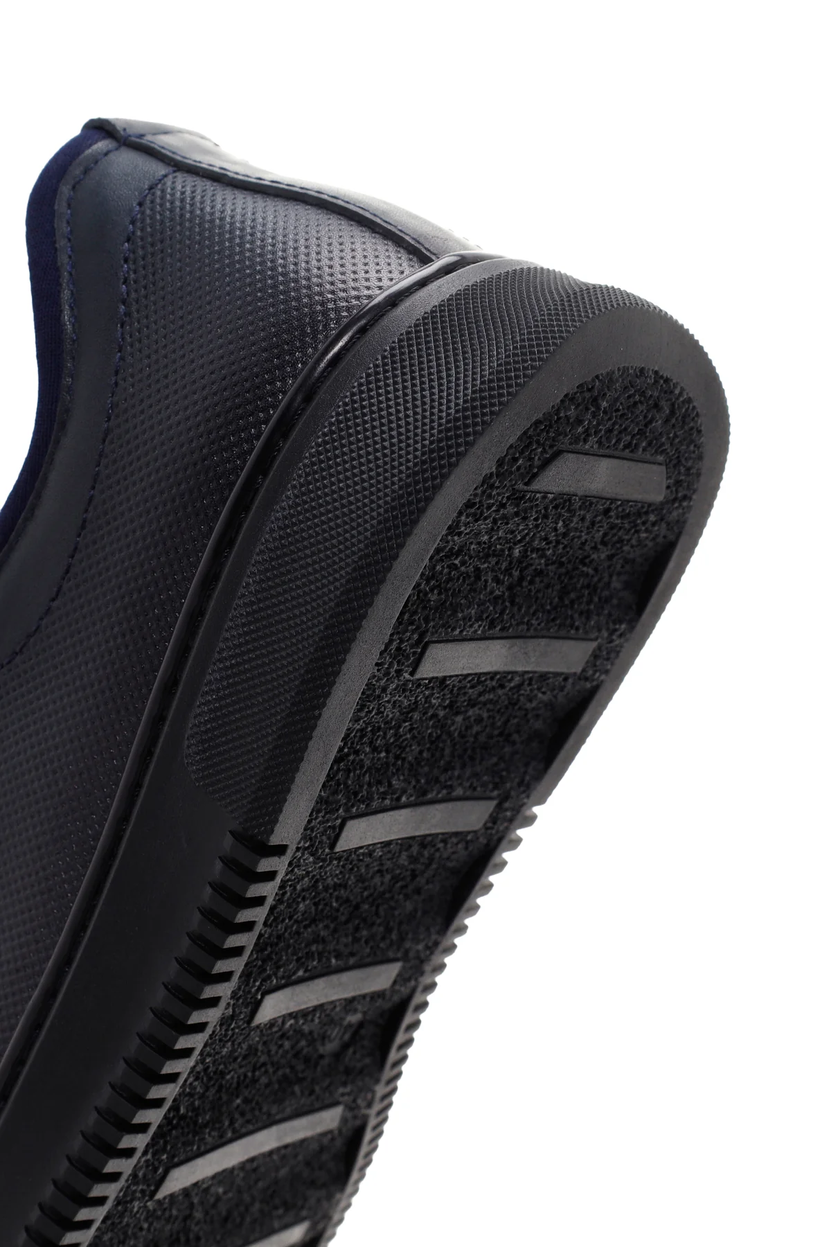 Erkek Lacivert Deri Sneaker - Image 8