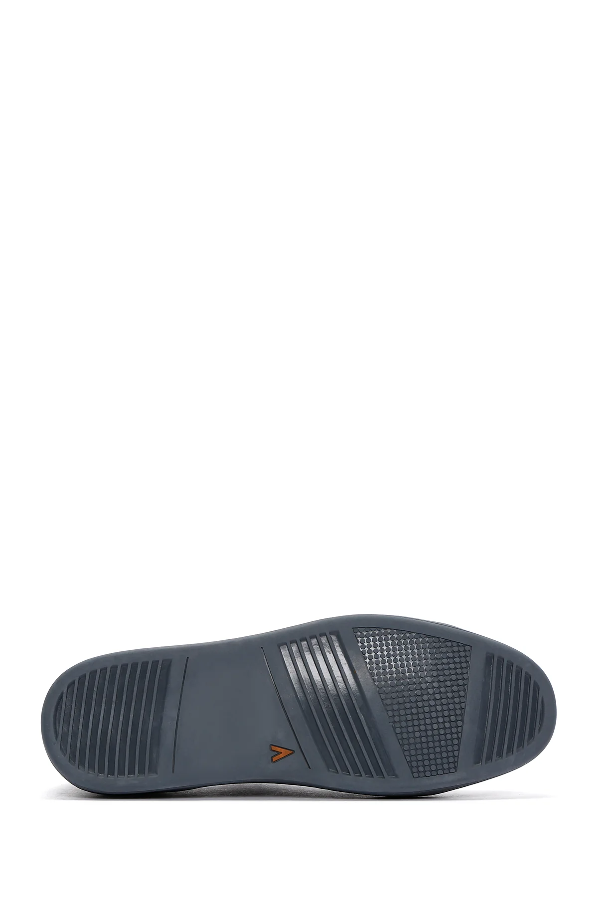 Erkek Lacivert Deri Sneaker - Image 4