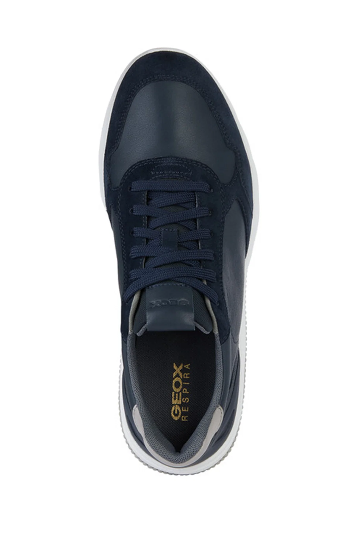 Geox Erkek Lacivert Spherica Bağcıklı Kumaş Sneaker - Image 5