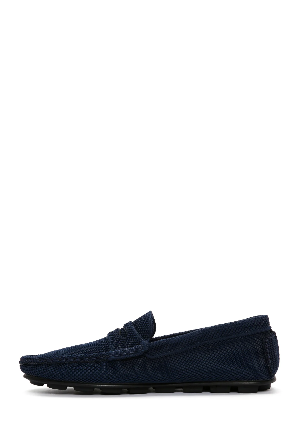 Erkek Lacivert Kumaş Loafer - Image 2