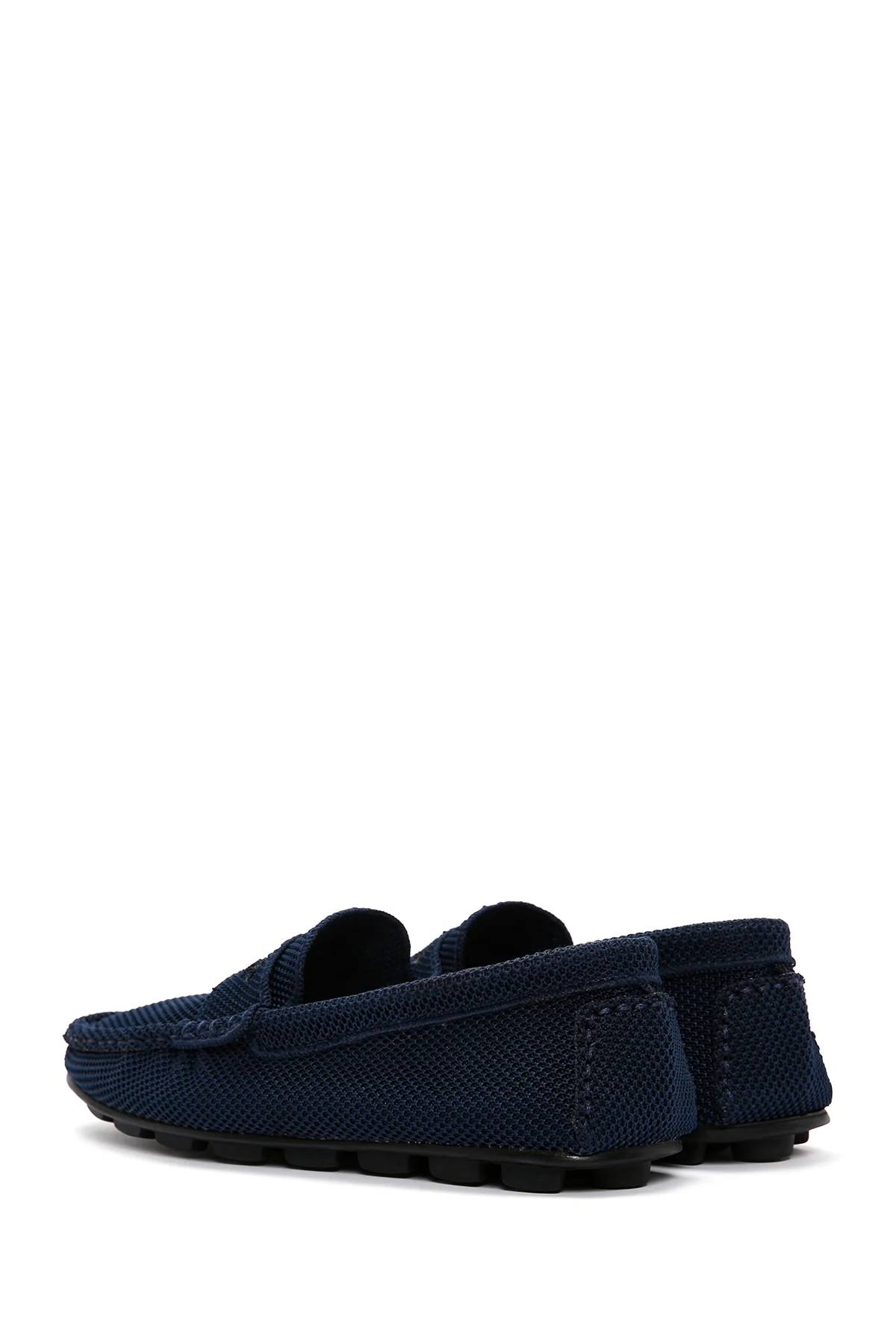Erkek Lacivert Kumaş Loafer - Image 5