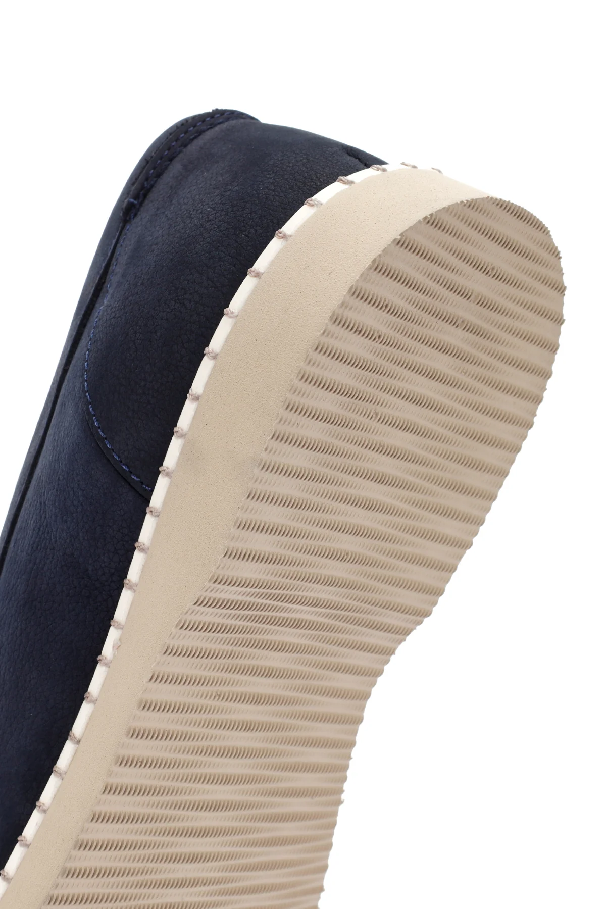 Erkek Lacivert Nubuk Deri Casual Loafer - Image 9
