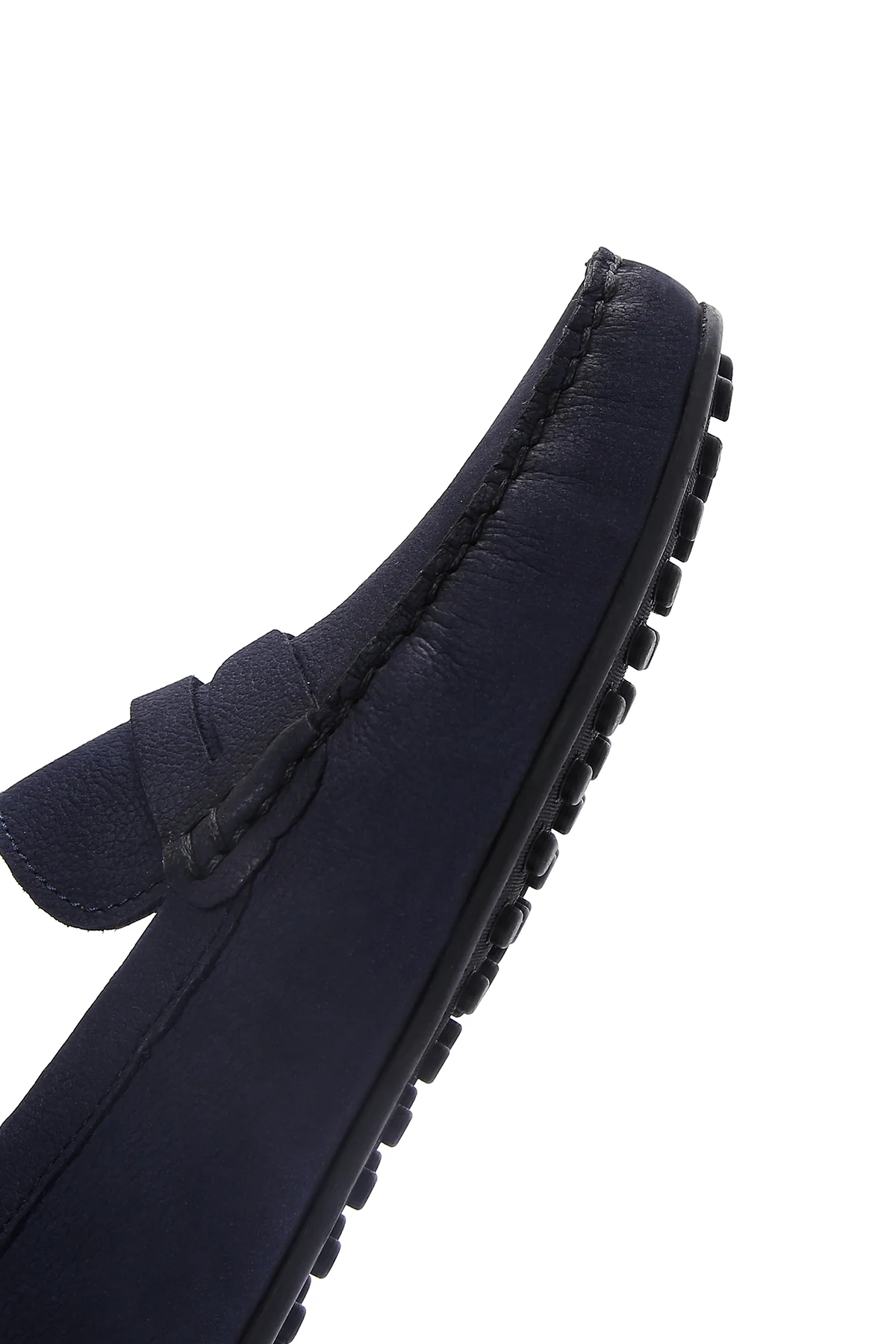 Erkek Lacivert Nubuk Deri Casual Loafer - Image 9