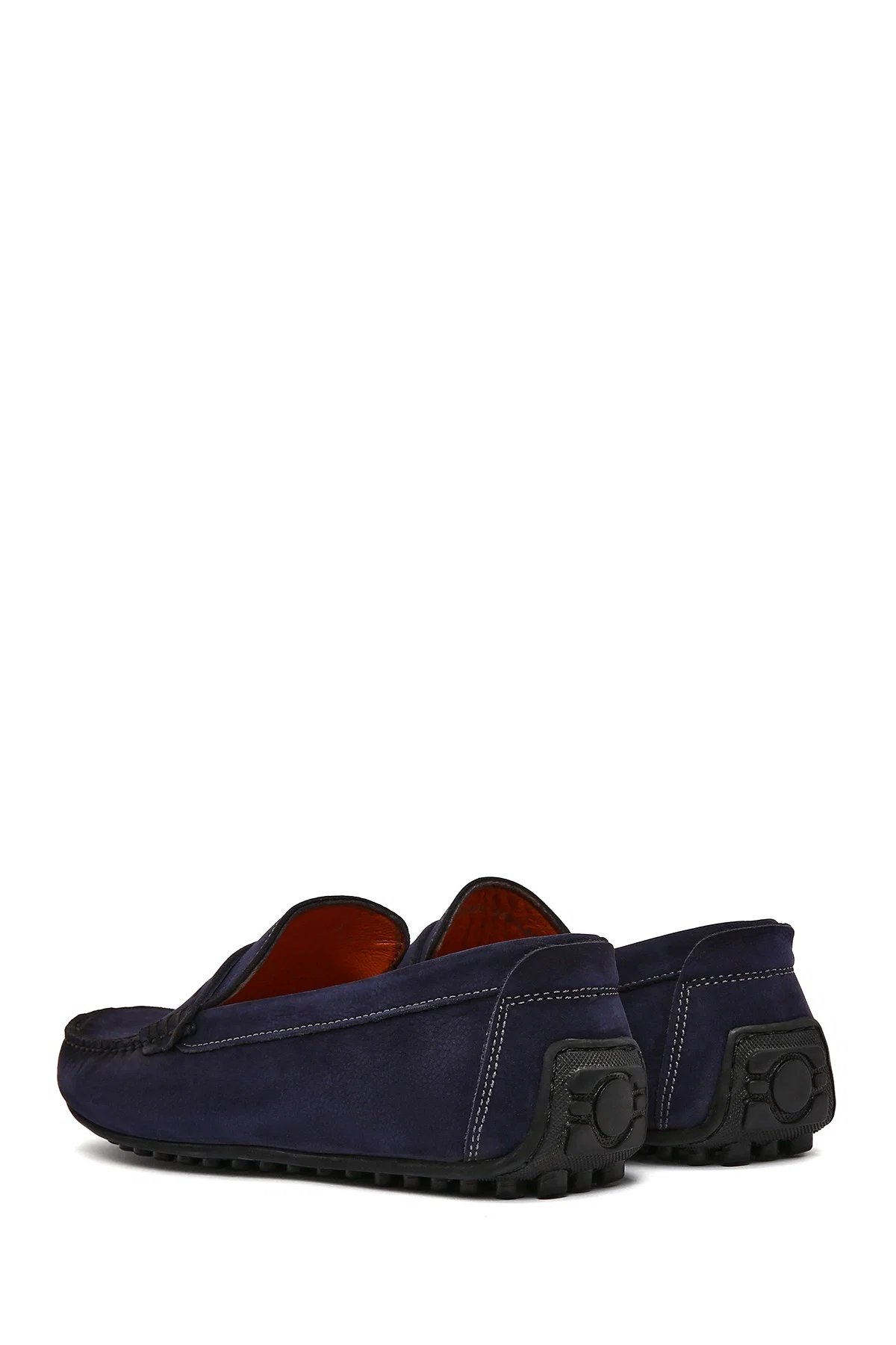 Erkek Lacivert Nubuk Deri Casual Loafer - Image 5
