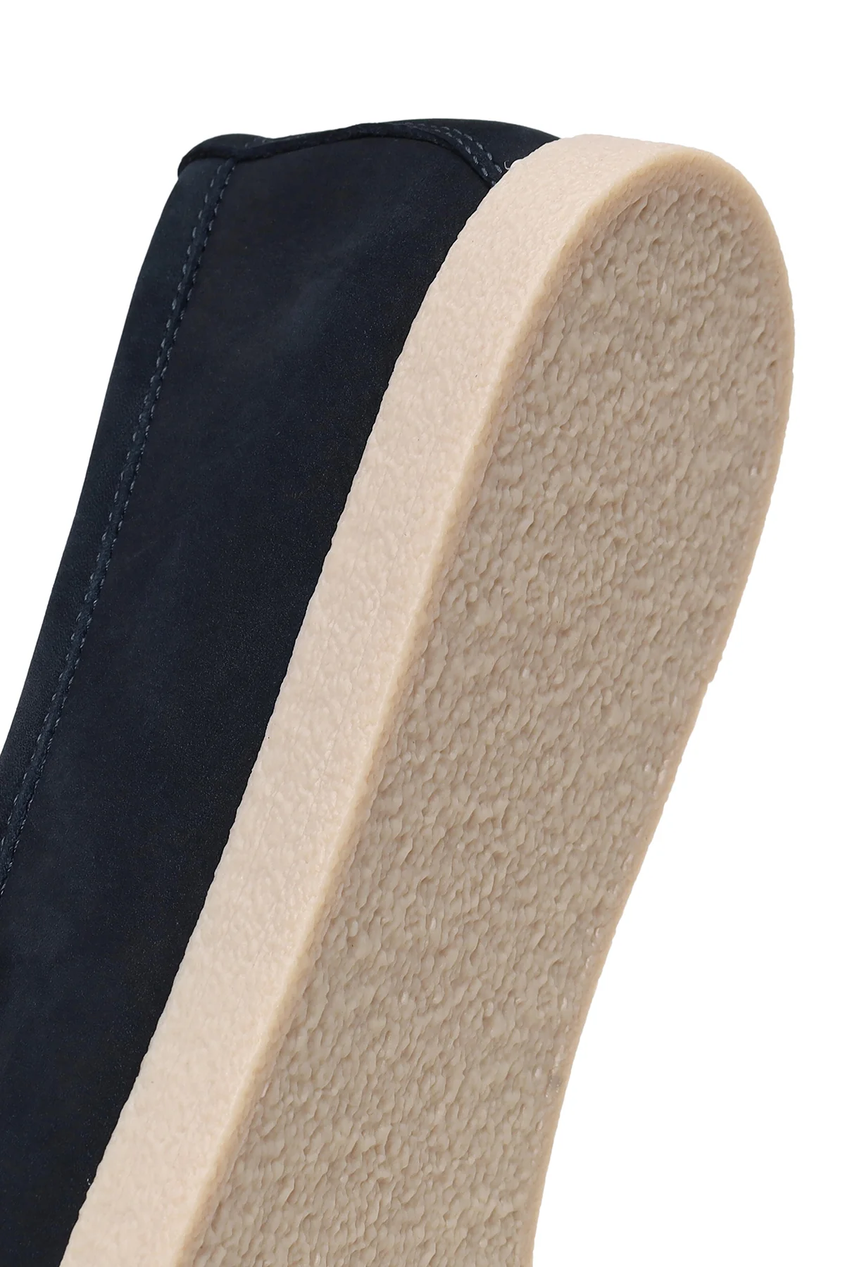 Erkek Lacivert Nubuk Deri Loafer - Image 8