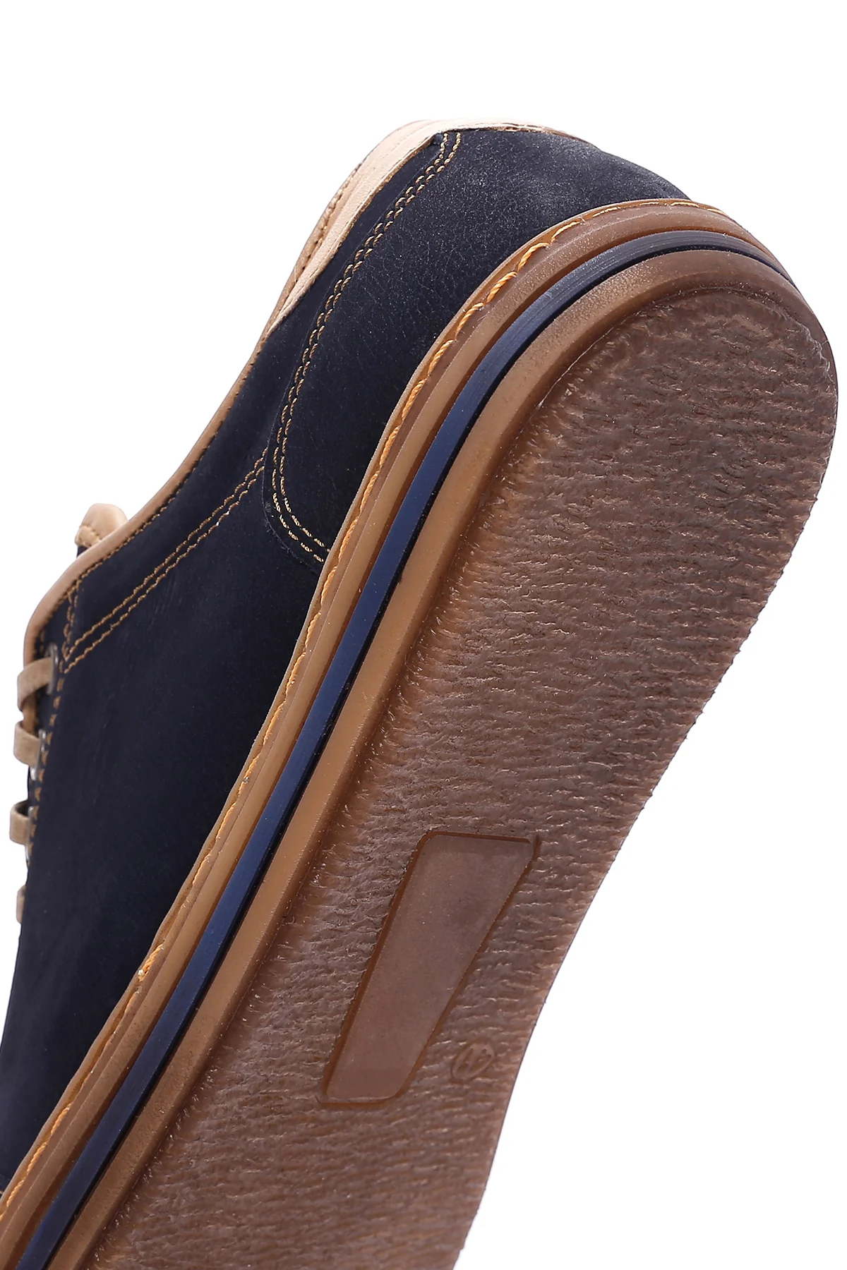 Erkek Lacivert Nubuk Deri Sneaker - Image 8