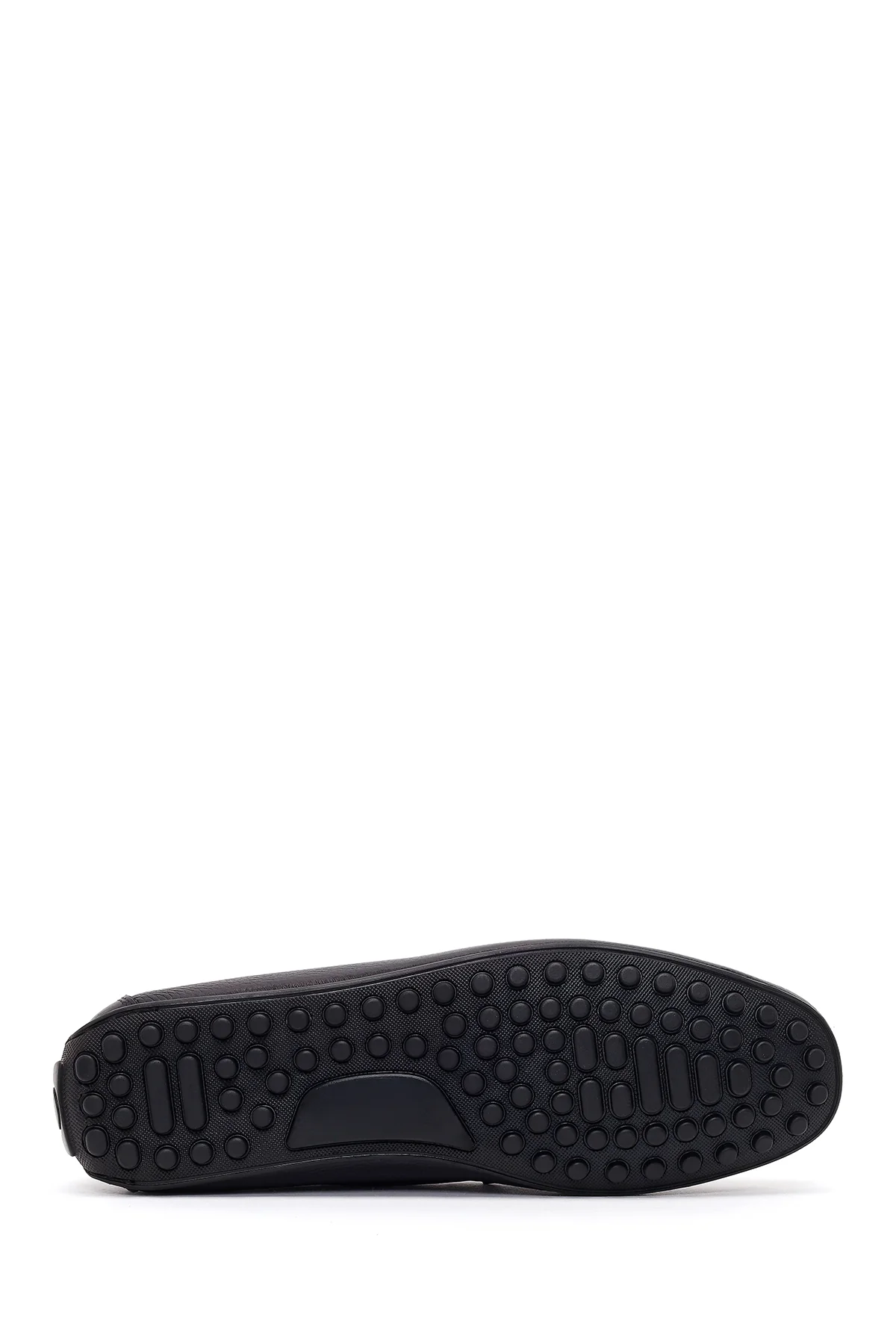 Erkek Lacivert Püsküllü Deri Loafer - Image 5