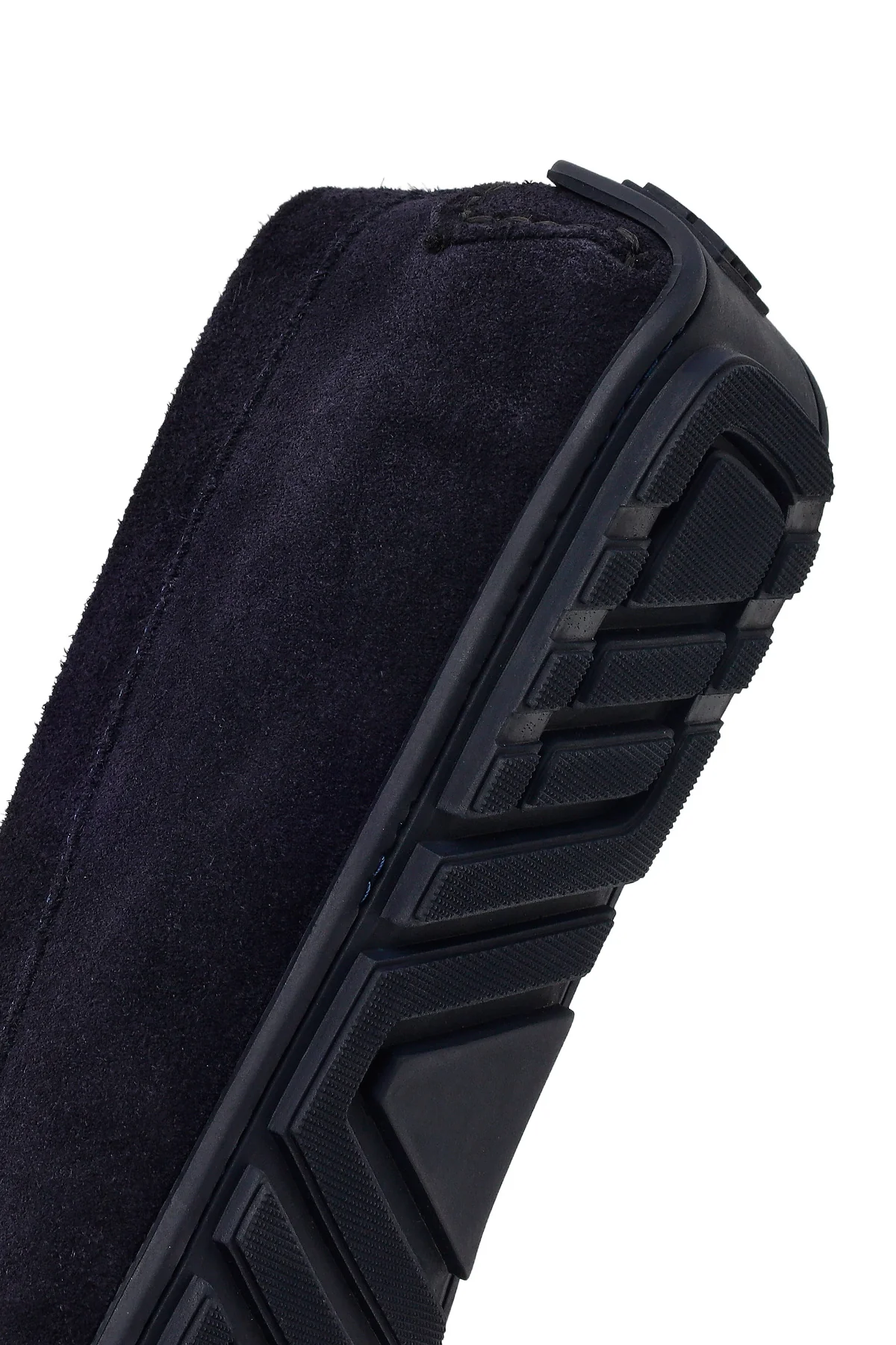 Erkek Lacivert Püsküllü Süet Deri Loafer - Image 8