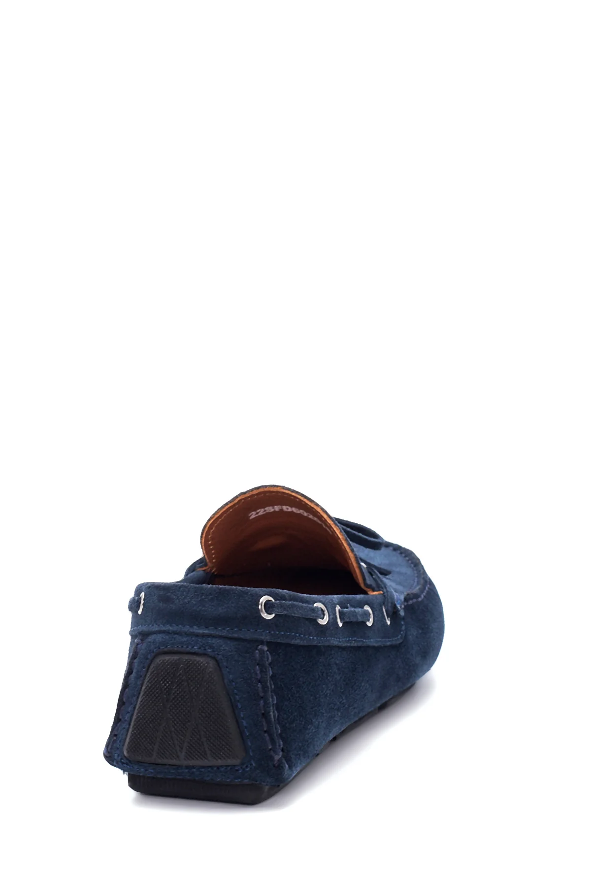 Erkek Lacivert Süet Deri Casual Loafer - Image 5