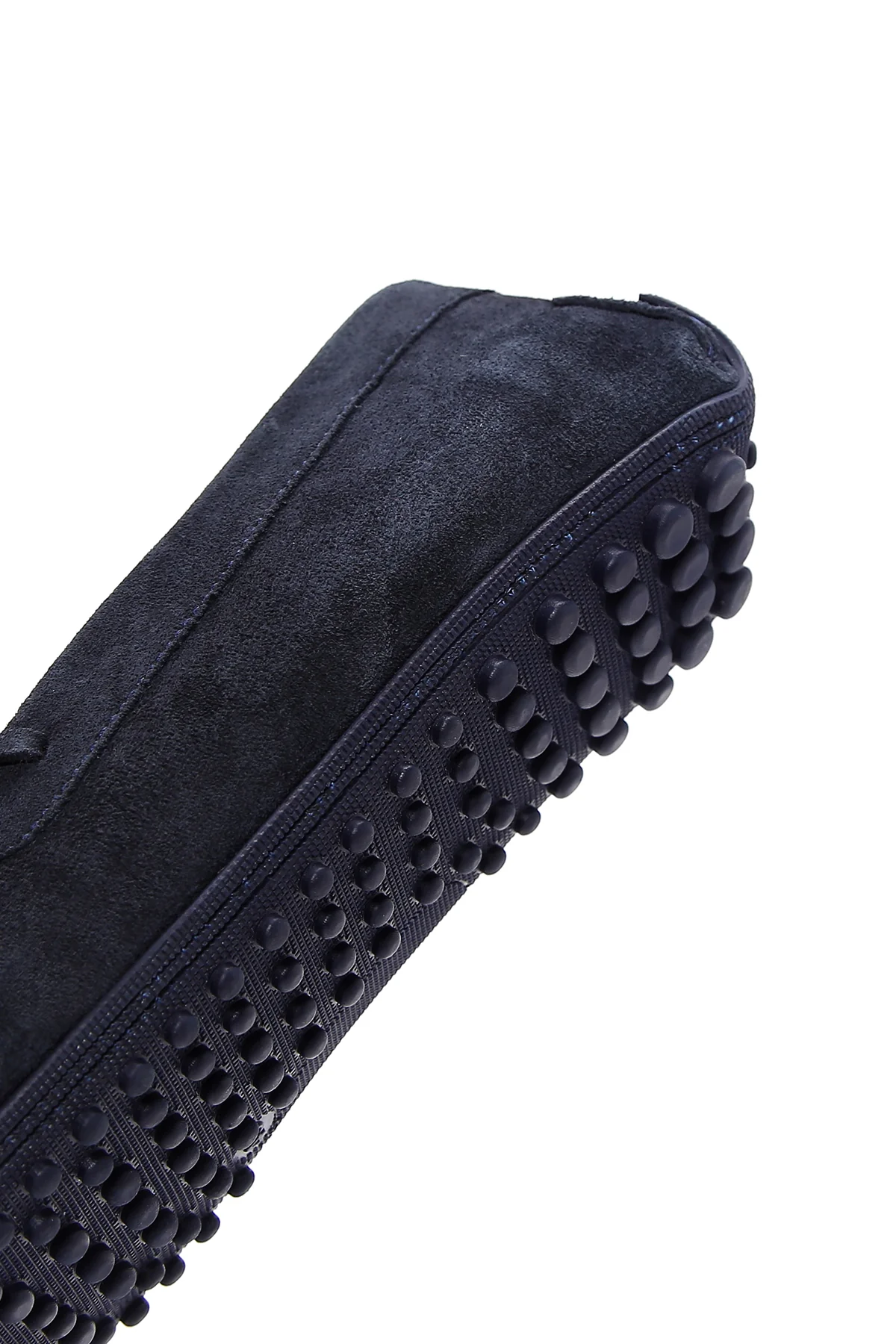 Erkek Lacivert Süet Deri Casual Loafer - Image 7