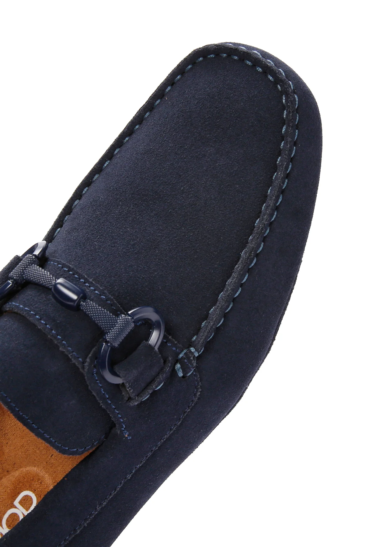Erkek Lacivert Süet Deri Casual Loafer - Image 10