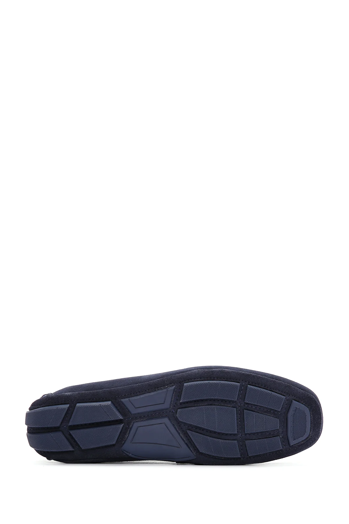 Erkek Lacivert Süet Deri Casual Loafer - Image 4
