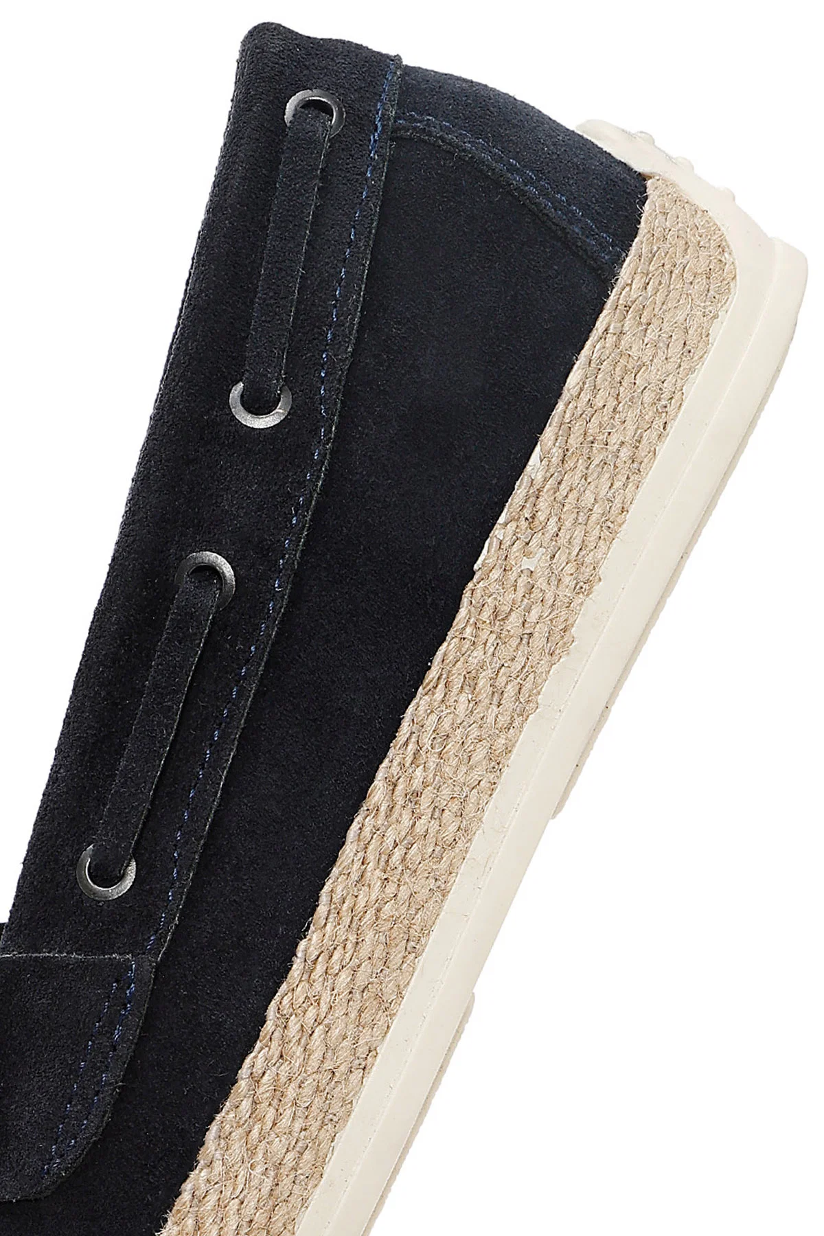 Erkek Lacivert Süet Deri Casual Loafer - Image 10