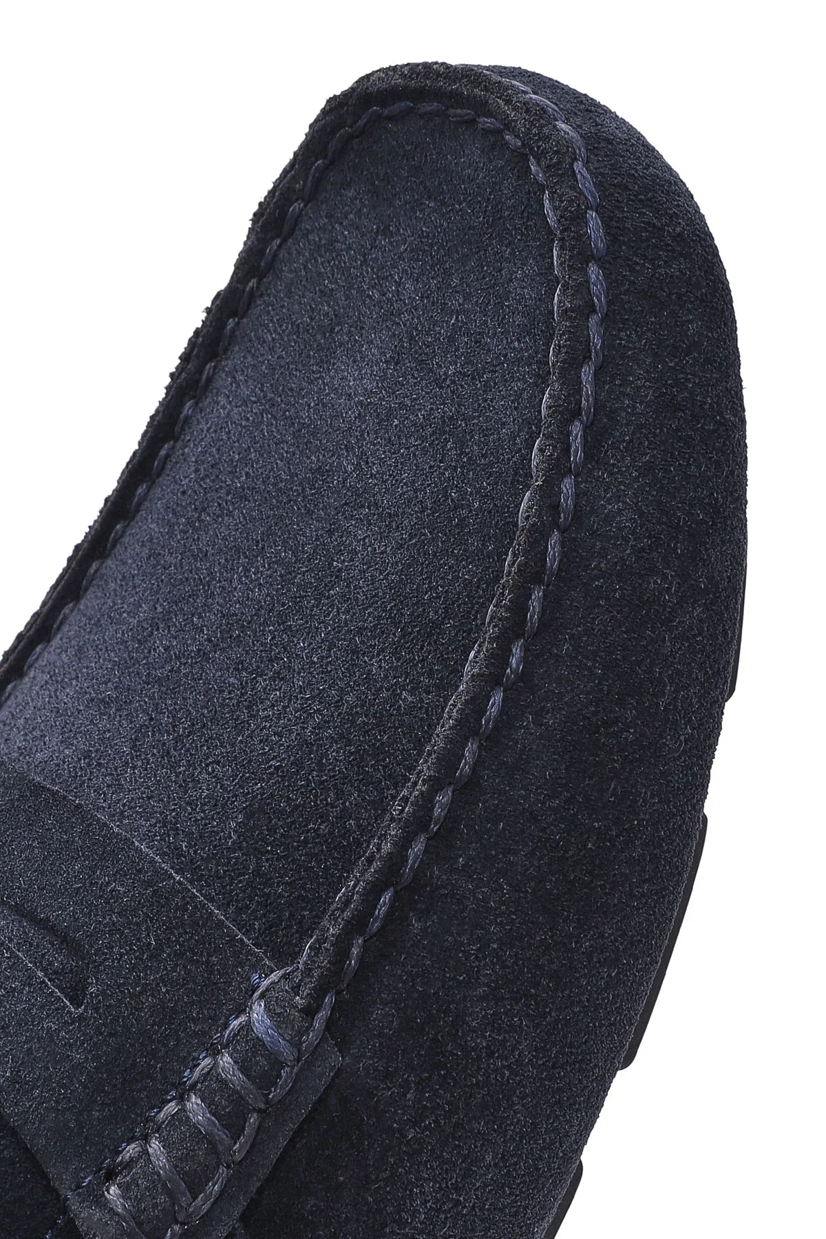 Erkek Lacivert Süet Deri Loafer - Image 8