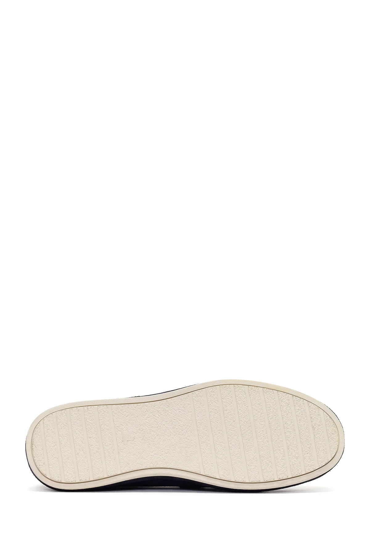 Erkek Lacivert Süet Deri Loafer - Image 5