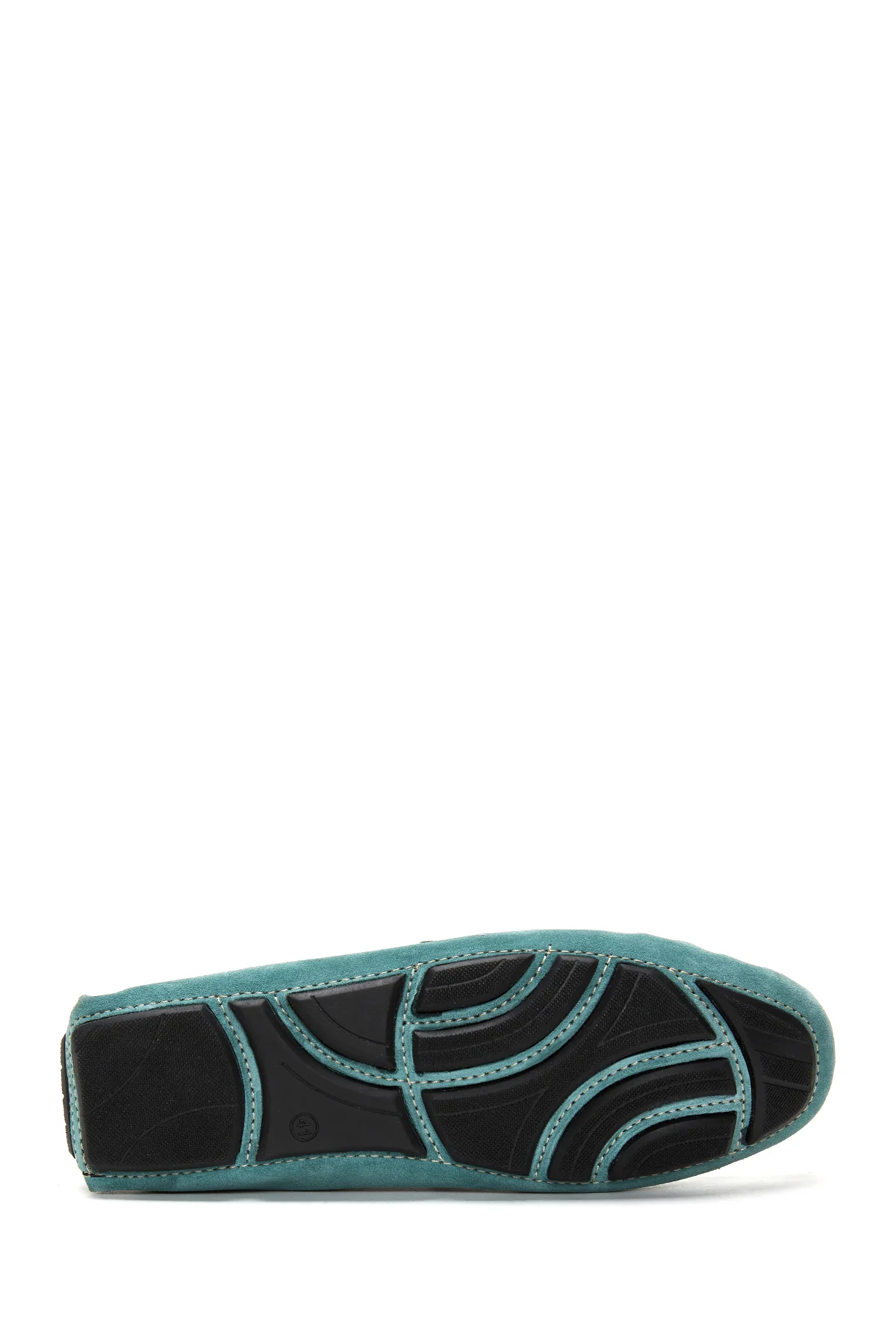 Erkek Mavi Süet Deri Casual Loafer - Image 4