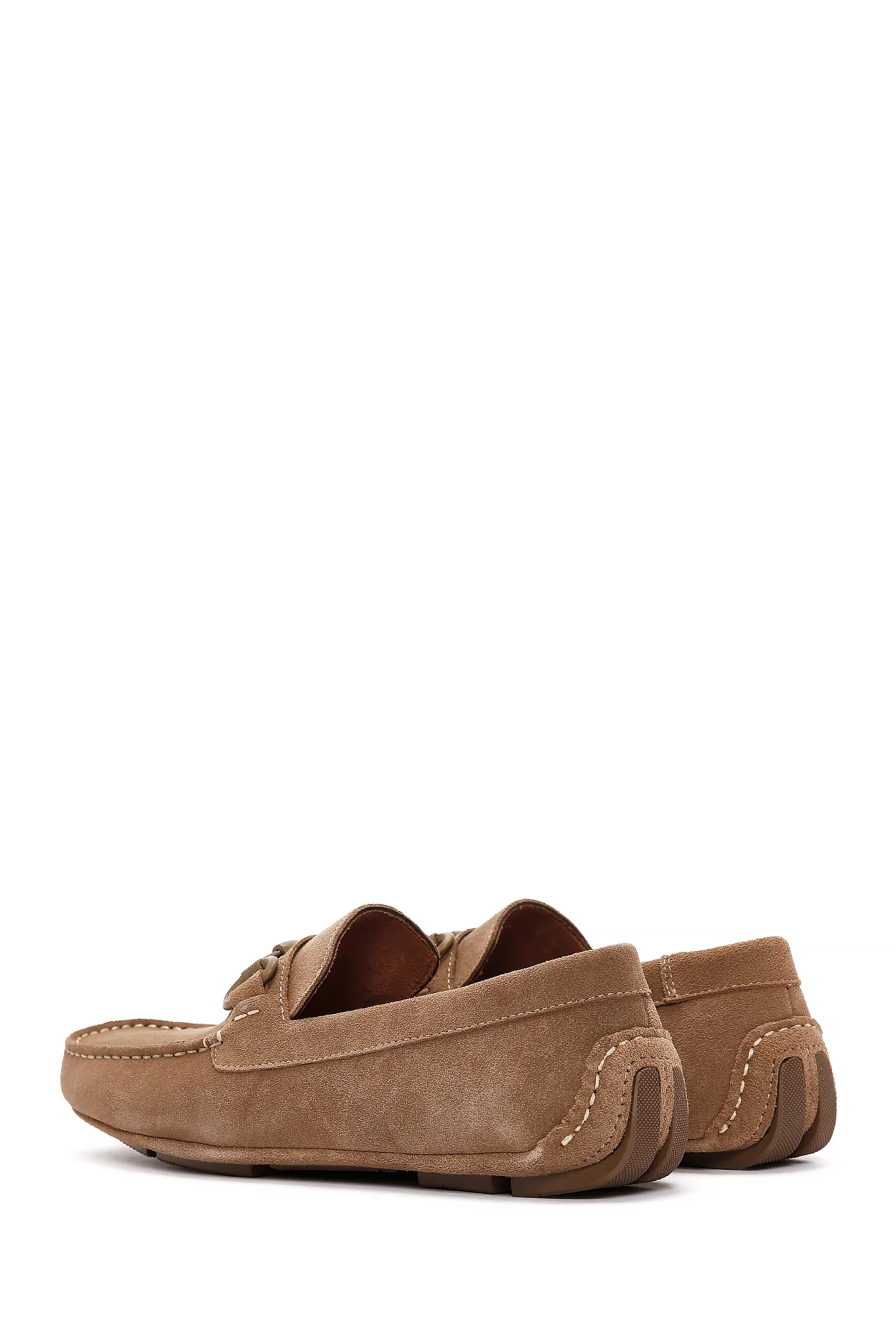 Erkek Sarı Süet Deri Casual Loafer - Image 5