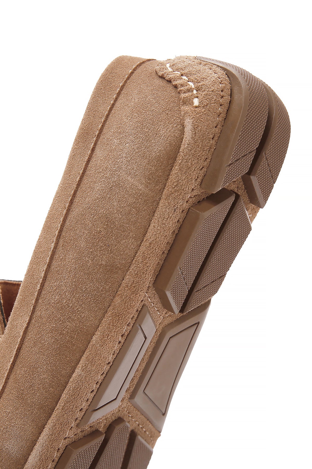 Erkek Sarı Süet Deri Casual Loafer - Image 9
