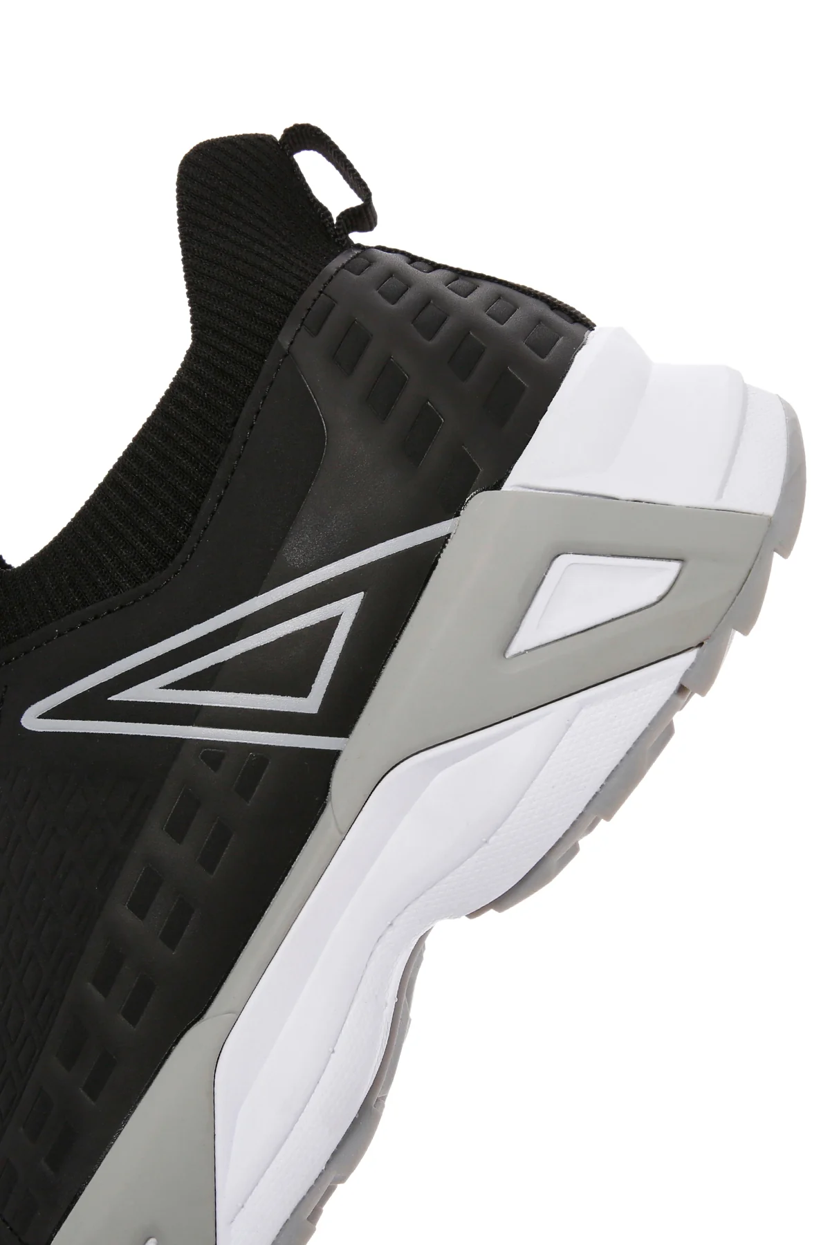 Erkek Siyah Bağcık Mekanizmalı Kalın Tabanlı Deri Sneaker - Image 8