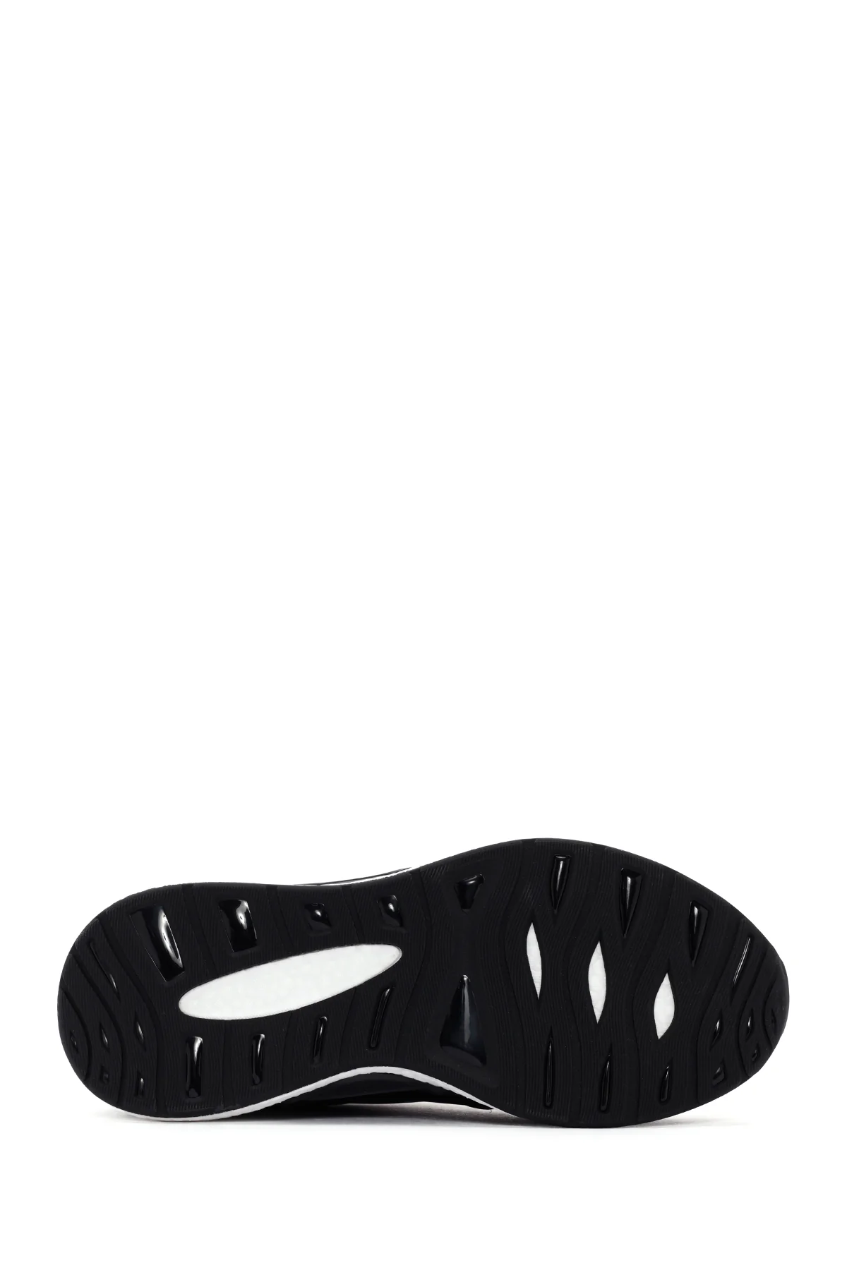 Erkek Siyah Bağcıklı Deri Casual Sneaker - Image 4