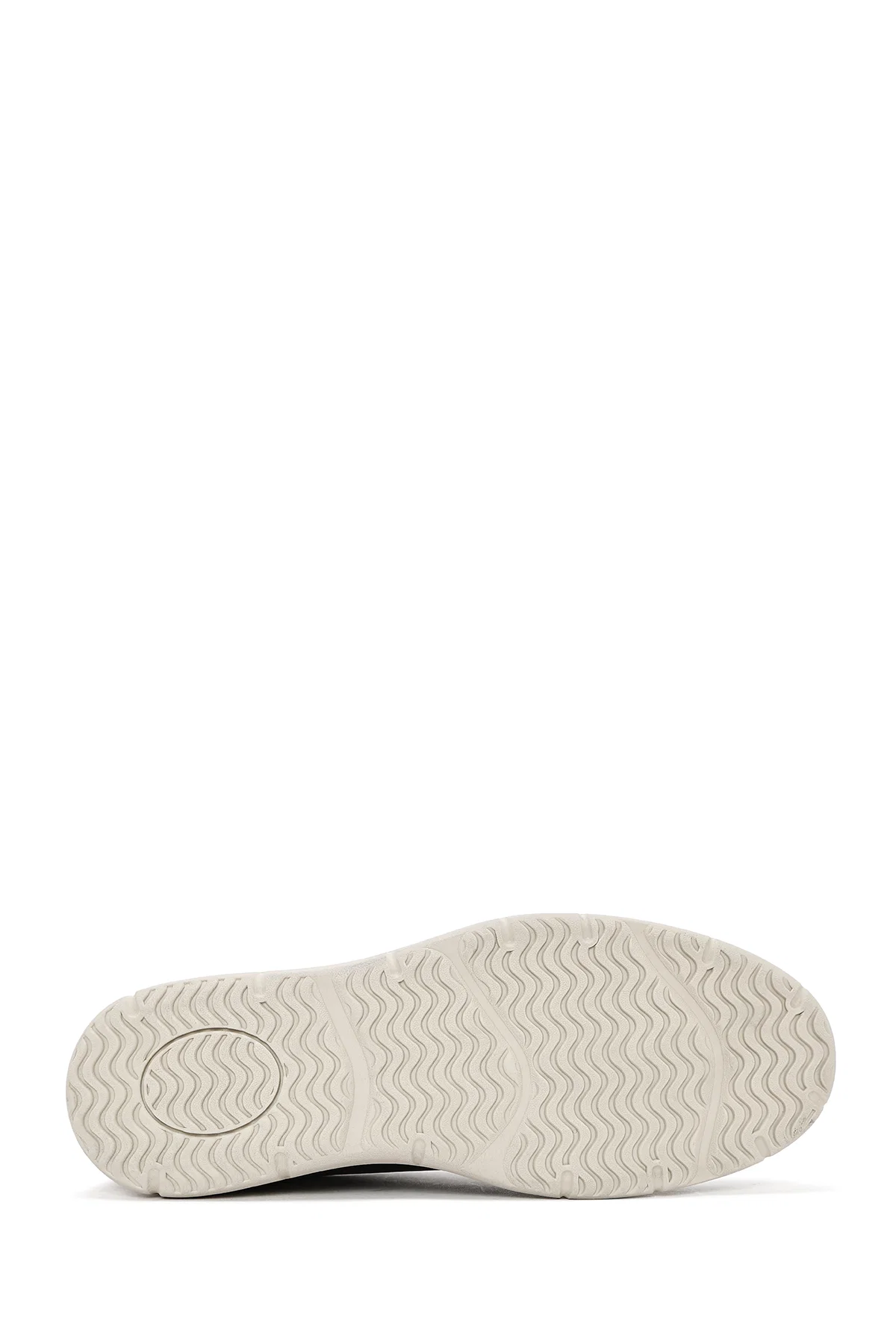 Erkek Siyah Bağcıklı Deri Casual Sneaker - Image 4