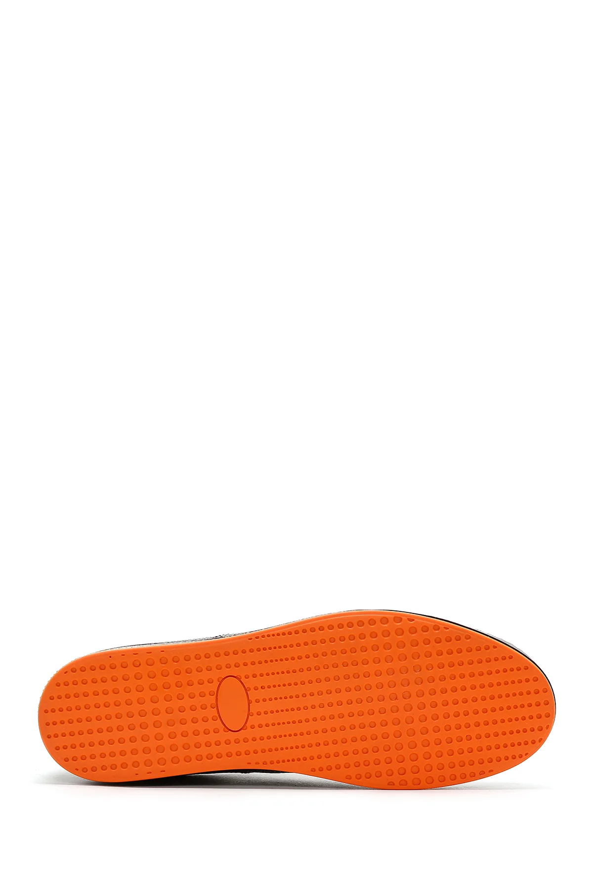 Erkek Siyah Bağcıklı Deri Sneaker - Image 4
