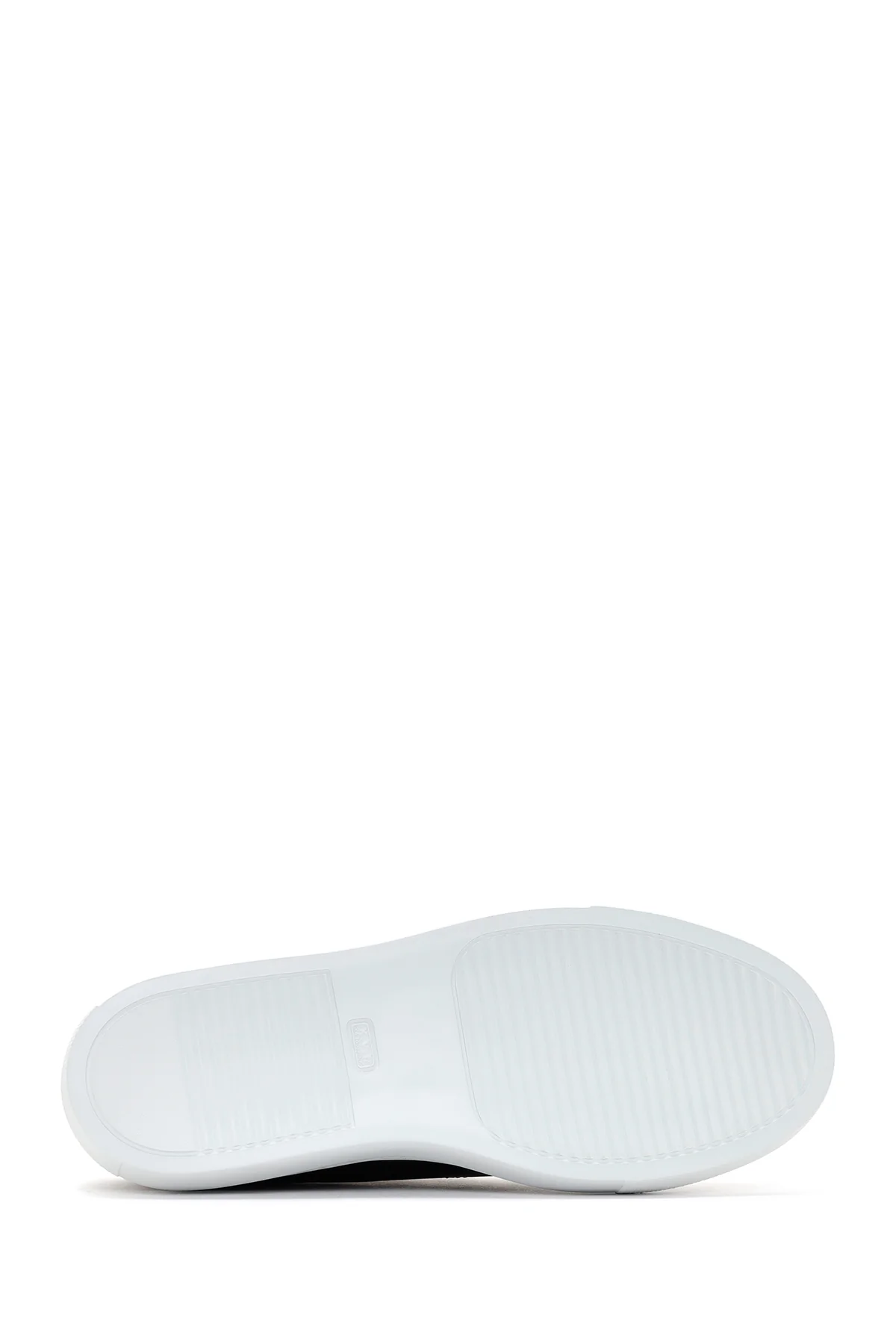 Erkek Siyah Bağcıklı Deri Sneaker - Image 4