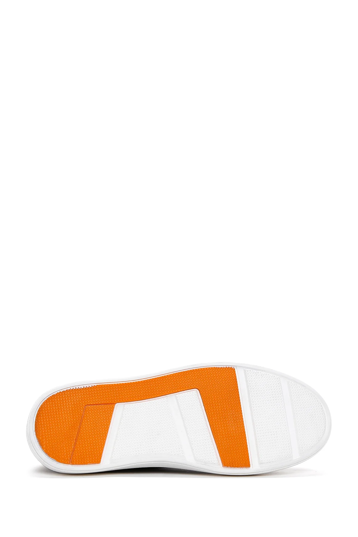 Erkek Siyah Bağcıklı Deri Sneaker - Image 4