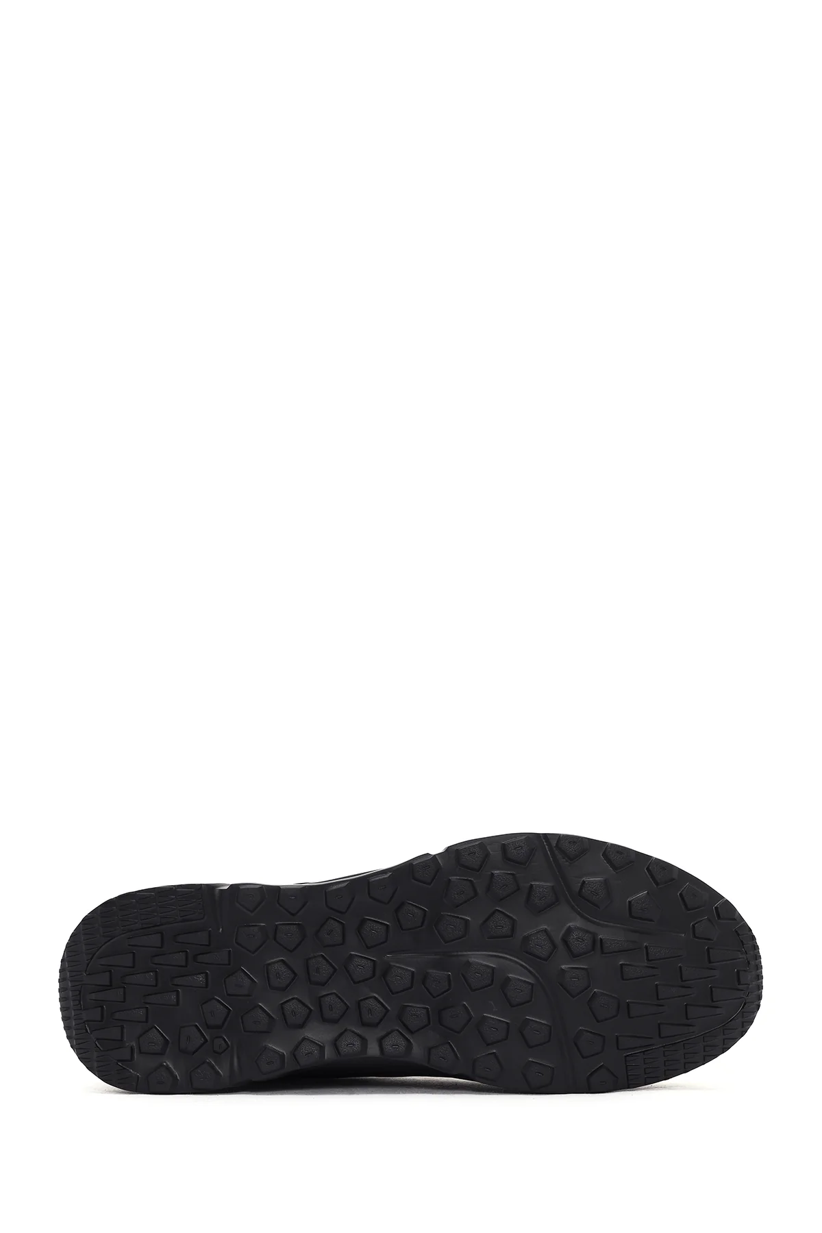Erkek Siyah Bağcıklı Deri Sneaker - Image 4