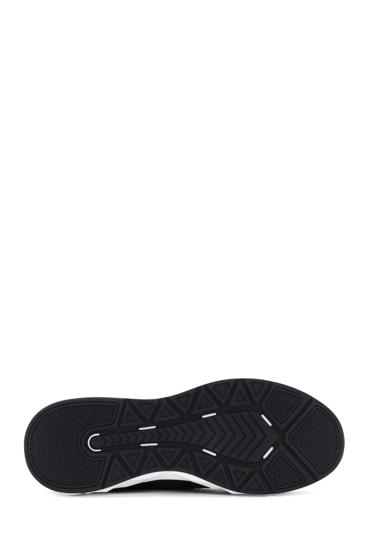 Erkek Siyah Bağcıklı Deri Sneaker - Image 4