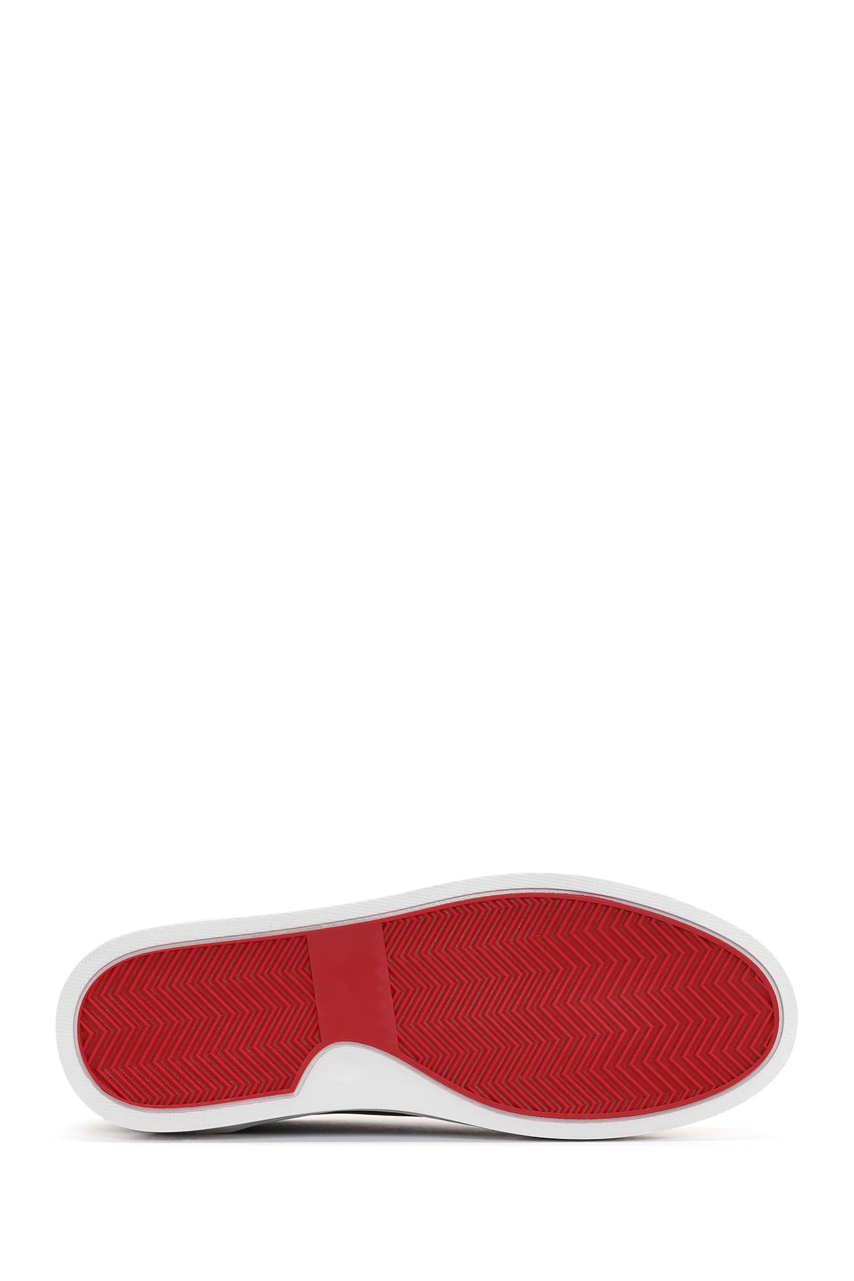Erkek Siyah Bağcıklı Deri Sneaker - Image 4