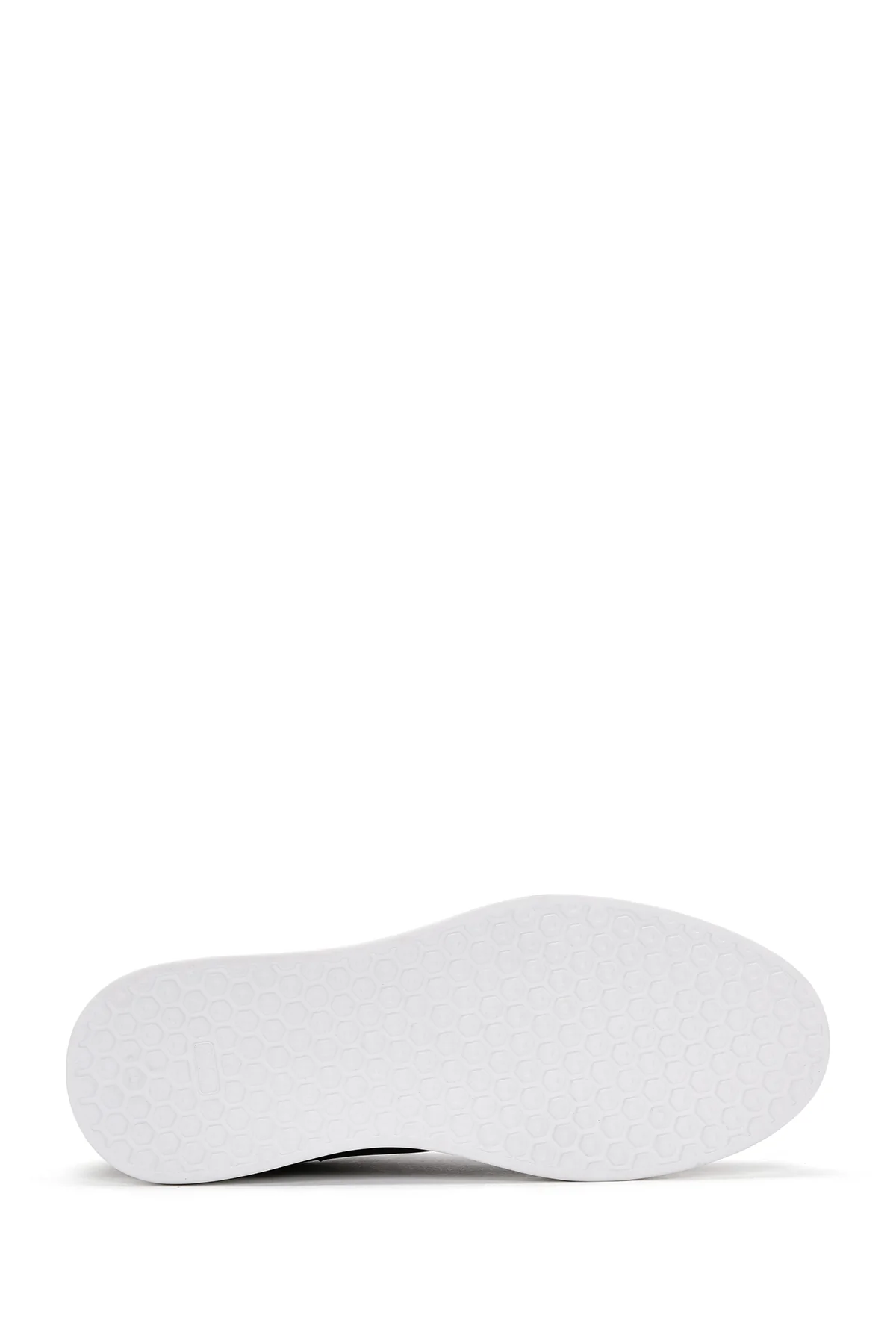 Erkek Siyah Bağcıklı Deri Sneaker - Image 4