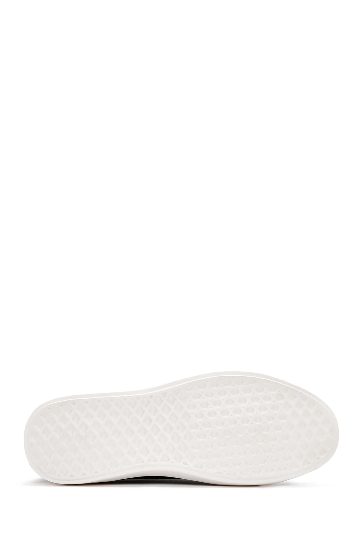 Erkek Siyah Bağcıklı Deri Sneaker - Image 4