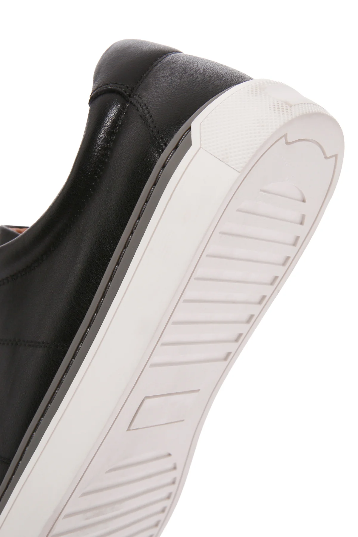 Erkek Siyah Bağcıklı Deri Sneaker - Image 9