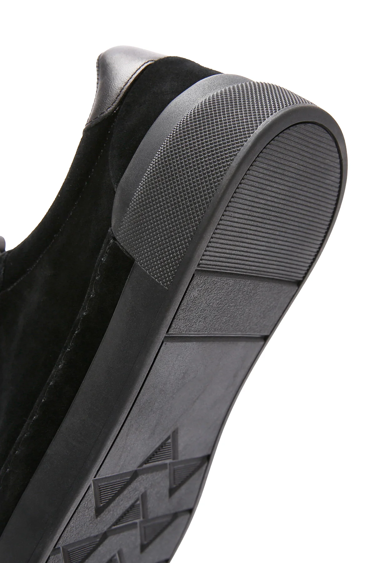 Erkek Siyah Bağcıklı Deri Sneaker - Image 9