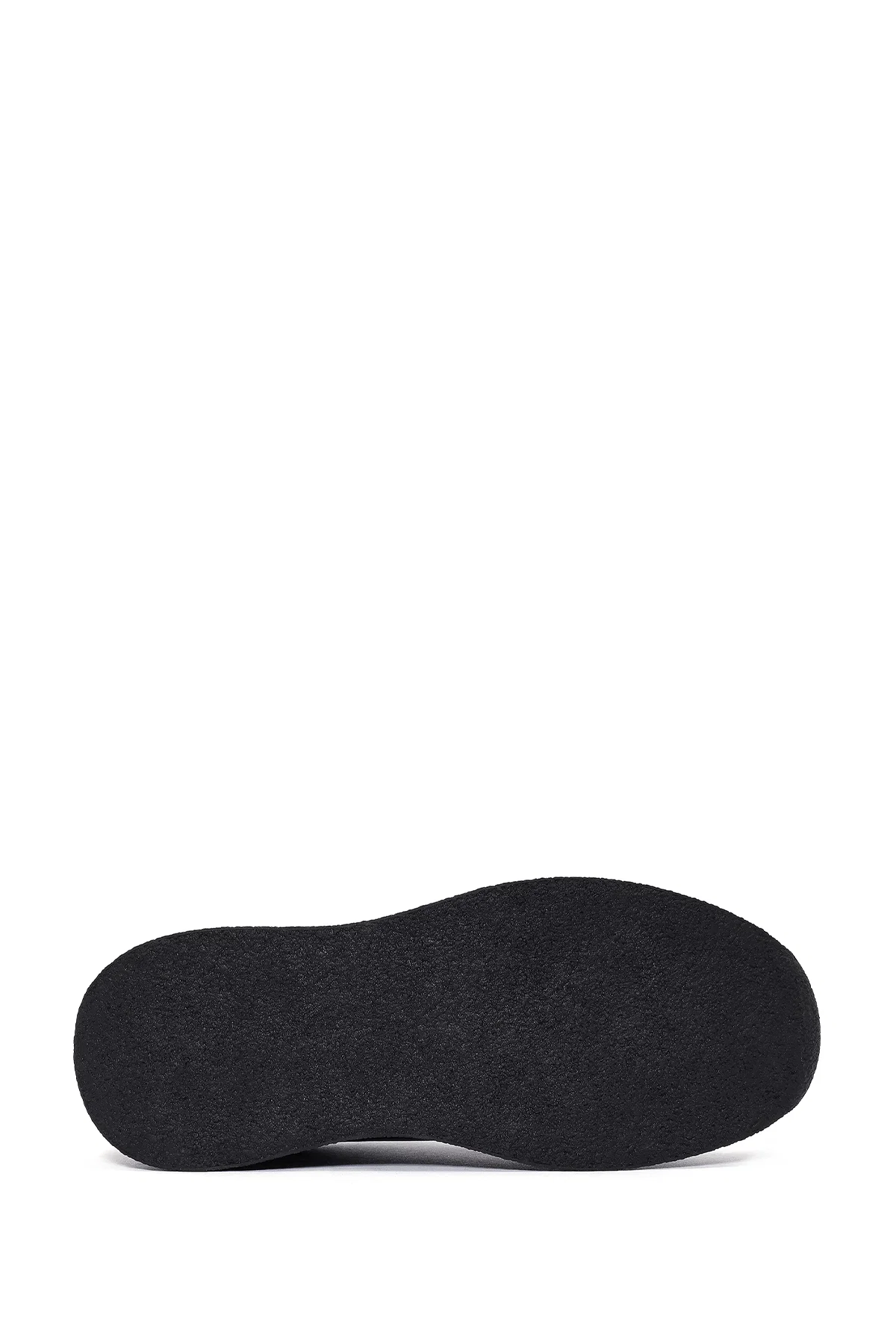 Erkek Siyah Bağcıklı Deri Sneaker - Image 4