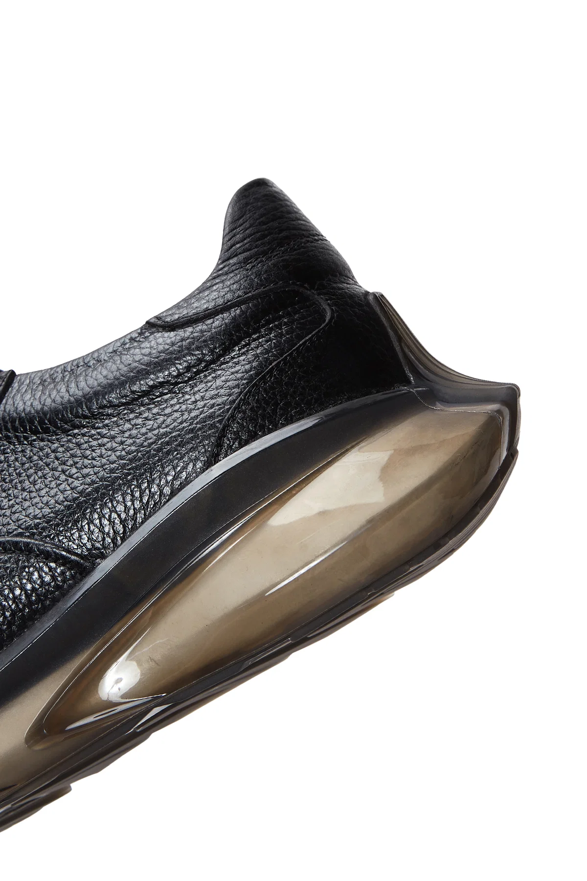 Erkek Siyah Bağcıklı Deri Sneaker - Image 8