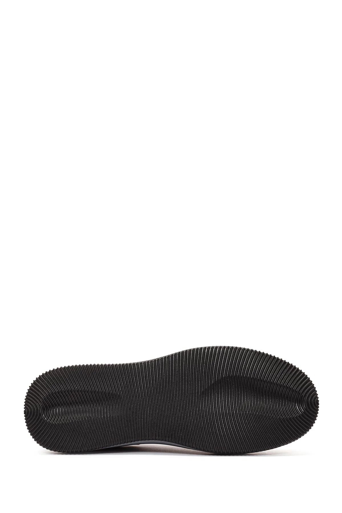 Erkek Siyah Bağcıklı Deri Sneaker - Image 4