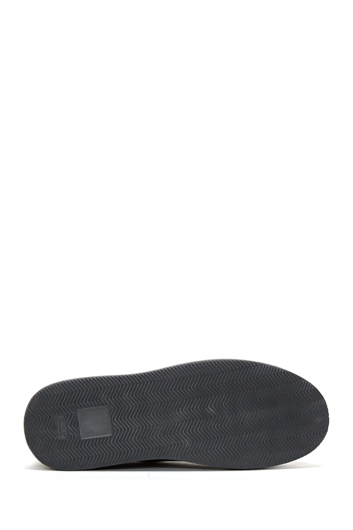 Erkek Siyah Bağcıklı Deri Sneaker - Image 4