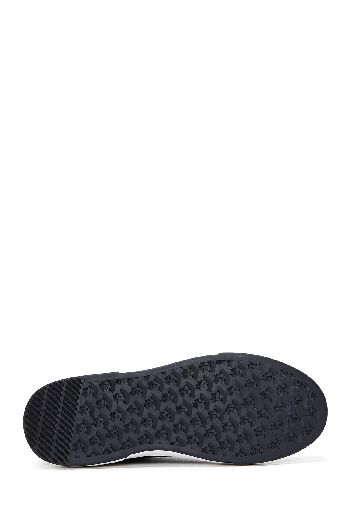 Erkek Siyah Bağcıklı Deri Sneaker - Image 4