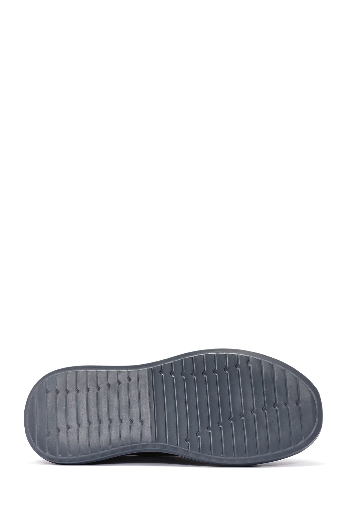 Erkek Siyah Bağcıklı Deri Sneaker - Image 4