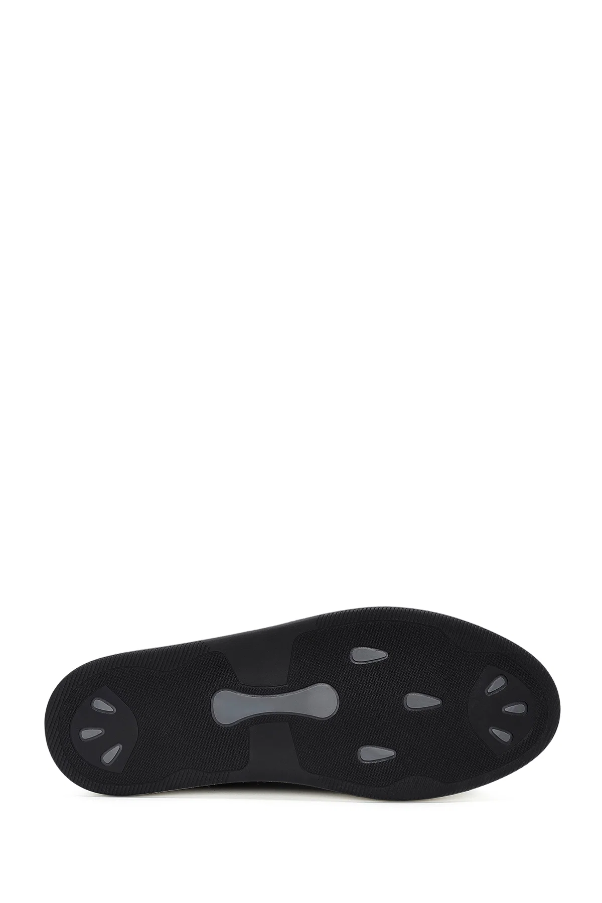 Erkek Siyah Bağcıklı Deri Sneaker - Image 4